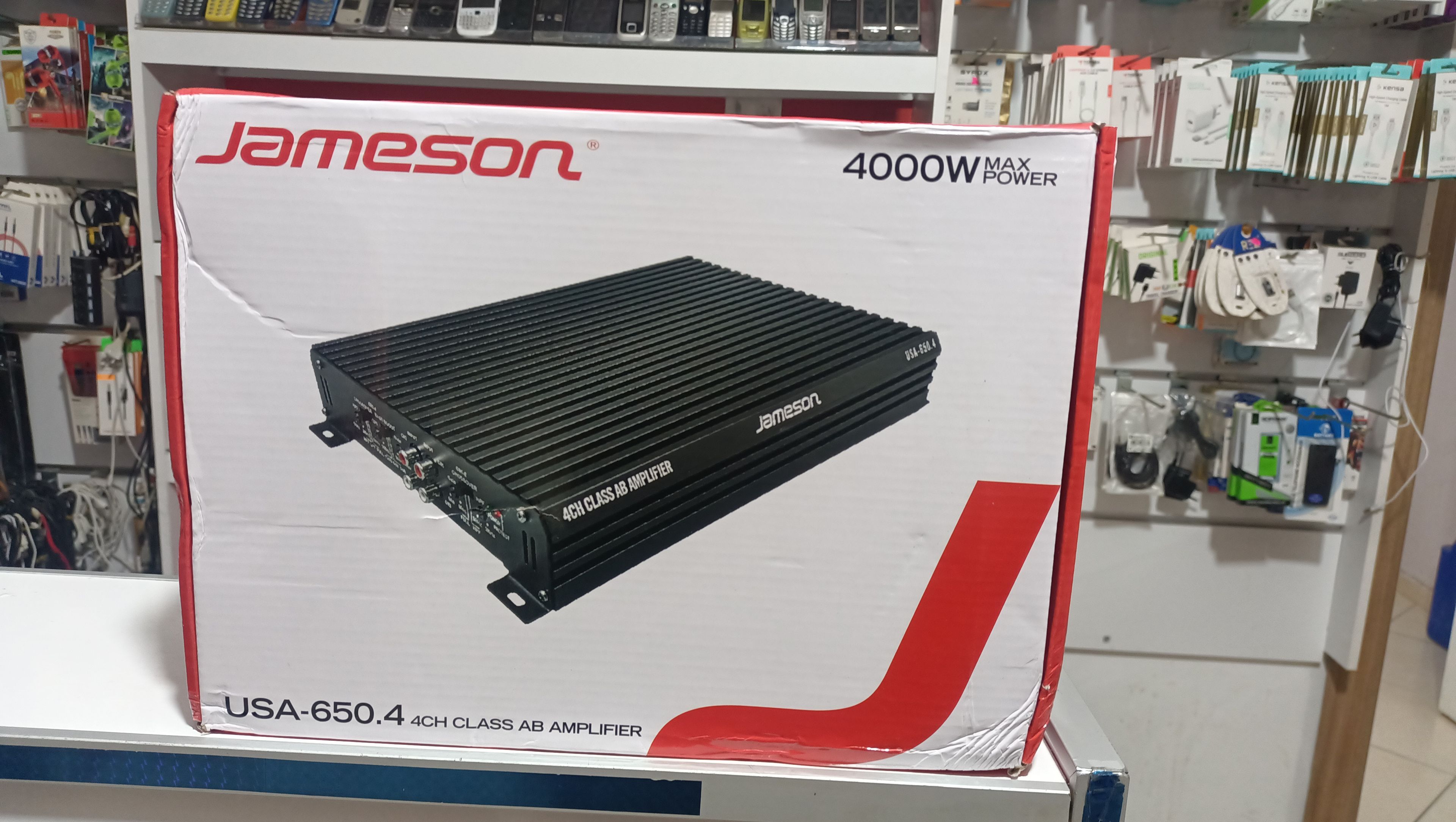 Jameson SA-460-4000WMAX-4X60WRMS-KALITELI-PROFESYONEL-BASS KONTROLLU ANFI
