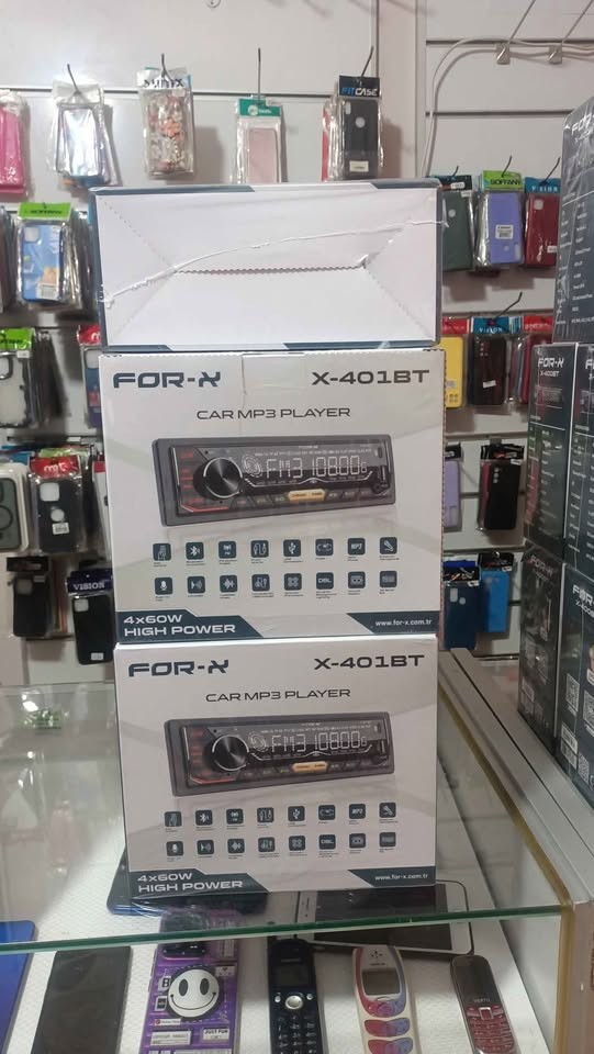 FOR-X X401BT Bluetooth’lu Çift Usb’li Oto Teyp Araba Teybi Radyo Aux Sd Kart Amfi Çıkışlı 4x60 Watt uyumlu