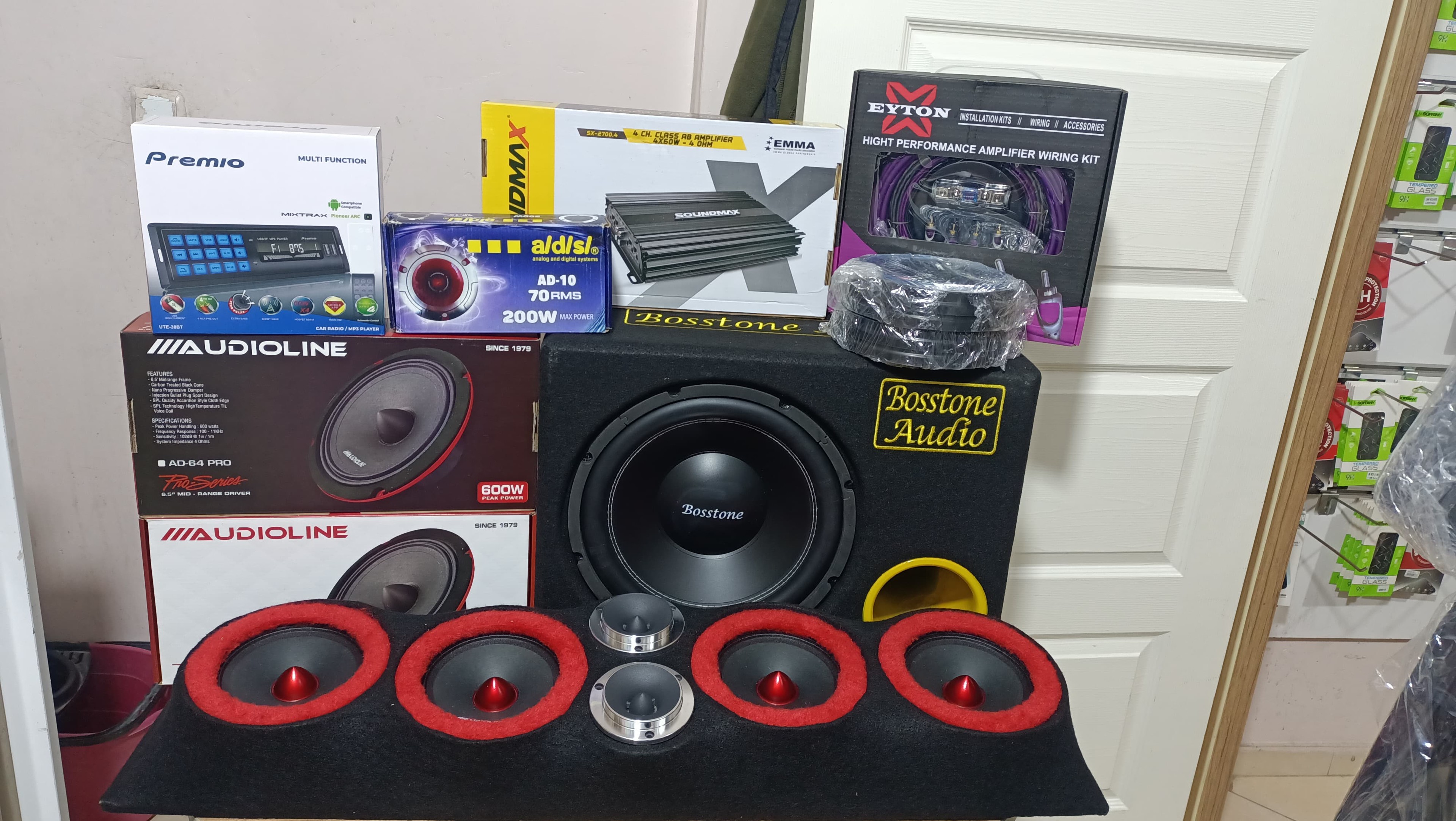 Audioline 16 Cm  Midrange Takım Seti Komple Set Hâlinde Sıfır Elektrik Verilmemiş Ürünler Stoklarımızda 