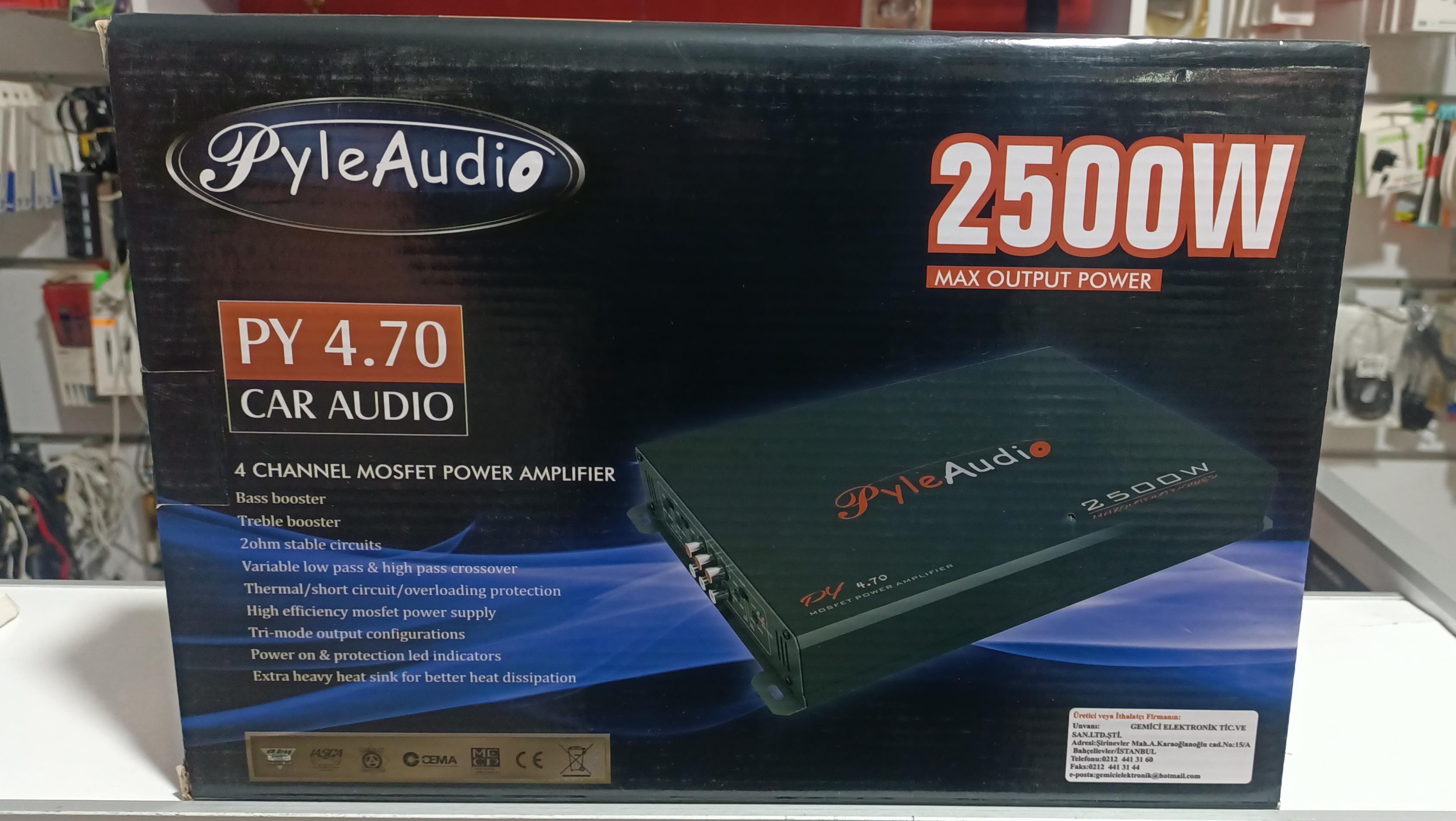 CADENCE PYLE Q4.70 4  KANAL 4X70 RMS AMFİ 