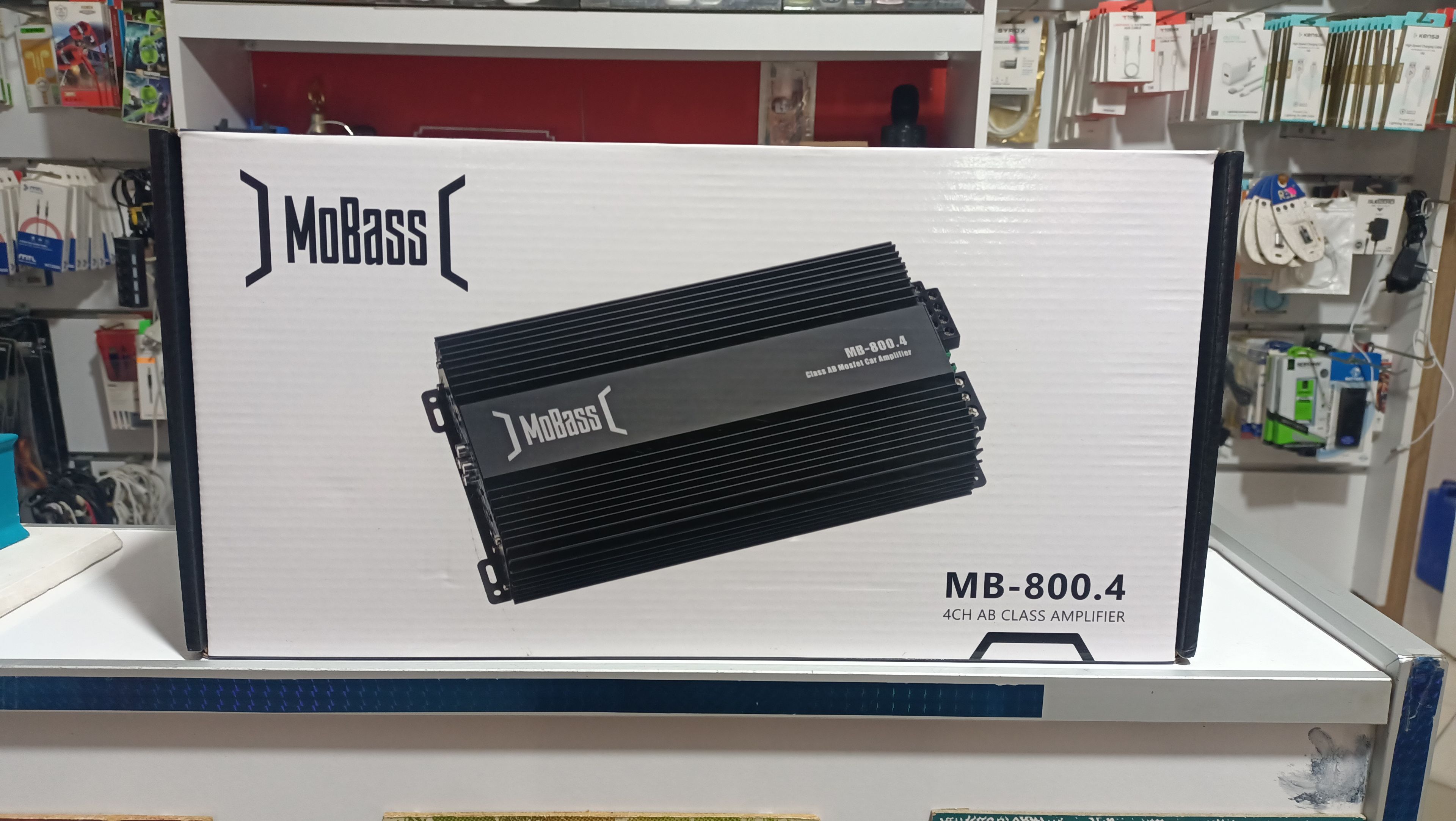 MOBASS MB-800.4-4X80W RMS-BASS KUMANDALI PROFESYONEL-KÖPRÜLENEBİLİR KALİTELİ ANFİ