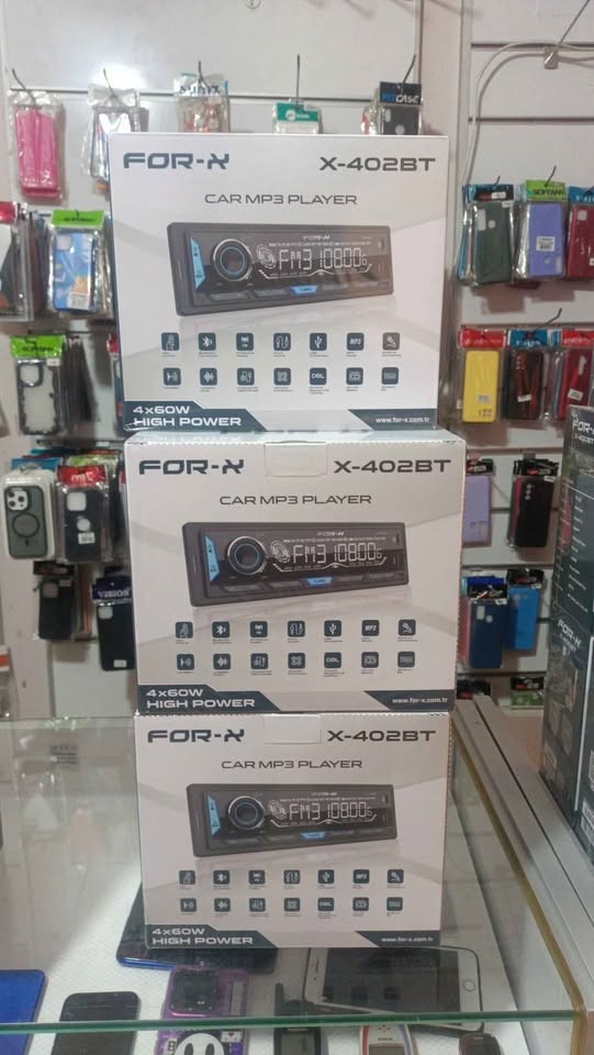 FOR-X X402BT Bluetooth’lu Çift Usb’li Oto Teyp Araba Teybi Radyo Aux Sd Kart Amfi Çıkışlı 4x60 Watt uyumlu
