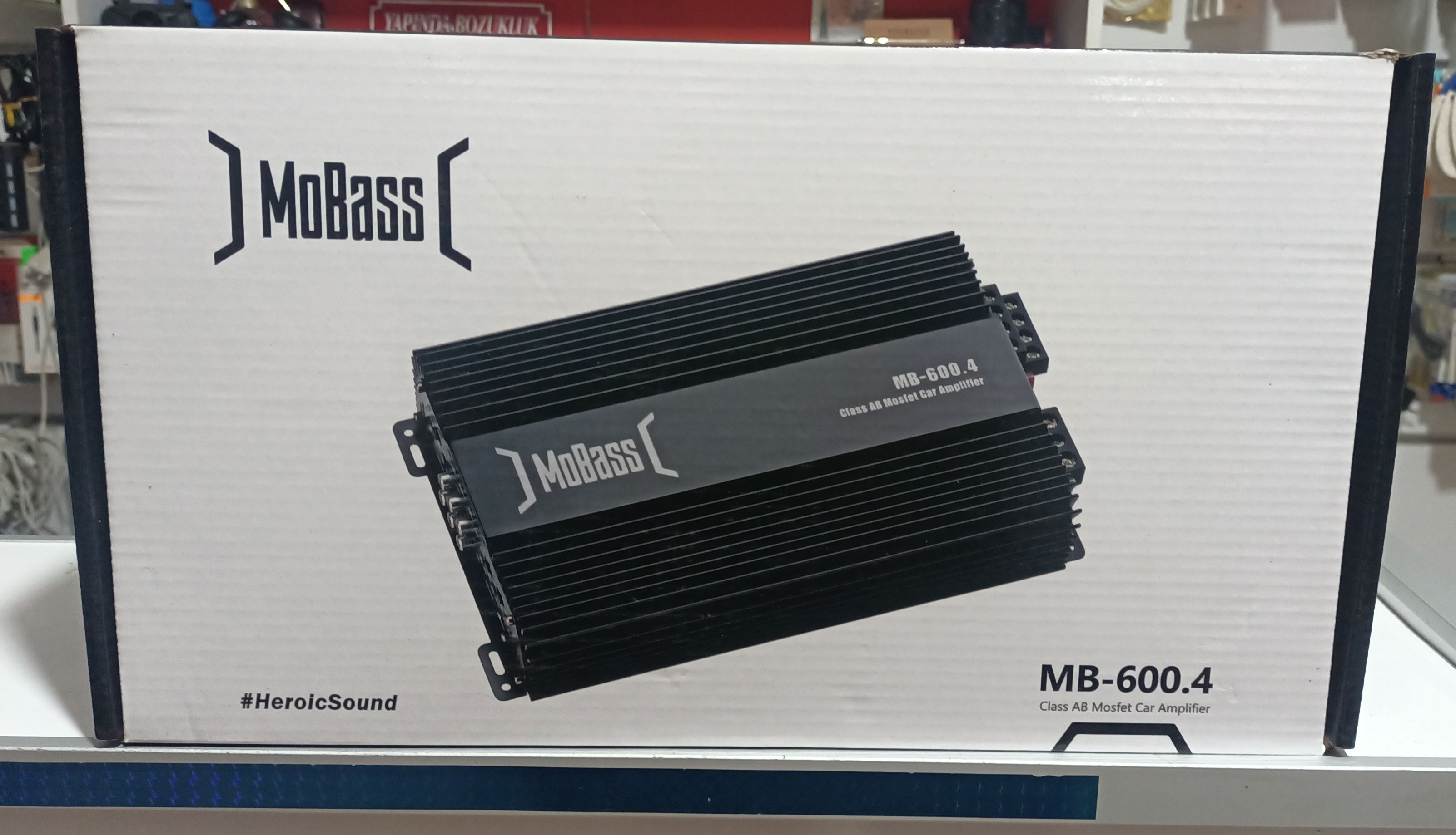 MOBASS MB-600.4 2X150W RMS BASS KONTROLLÜ OTO ANFİ