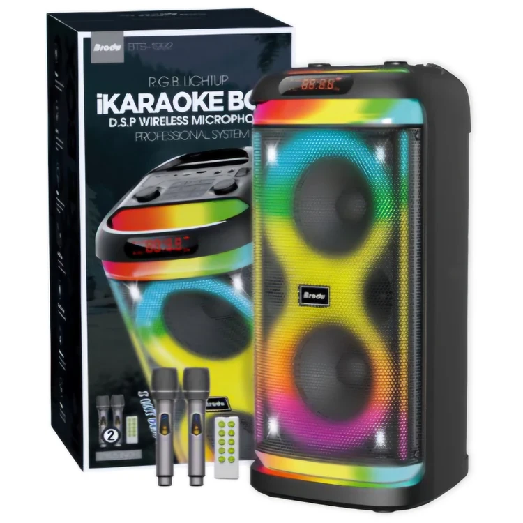 Brodu BTS-1992 Karaoke BOX BTS 1992 FREE USB AND WIRELESS MIC