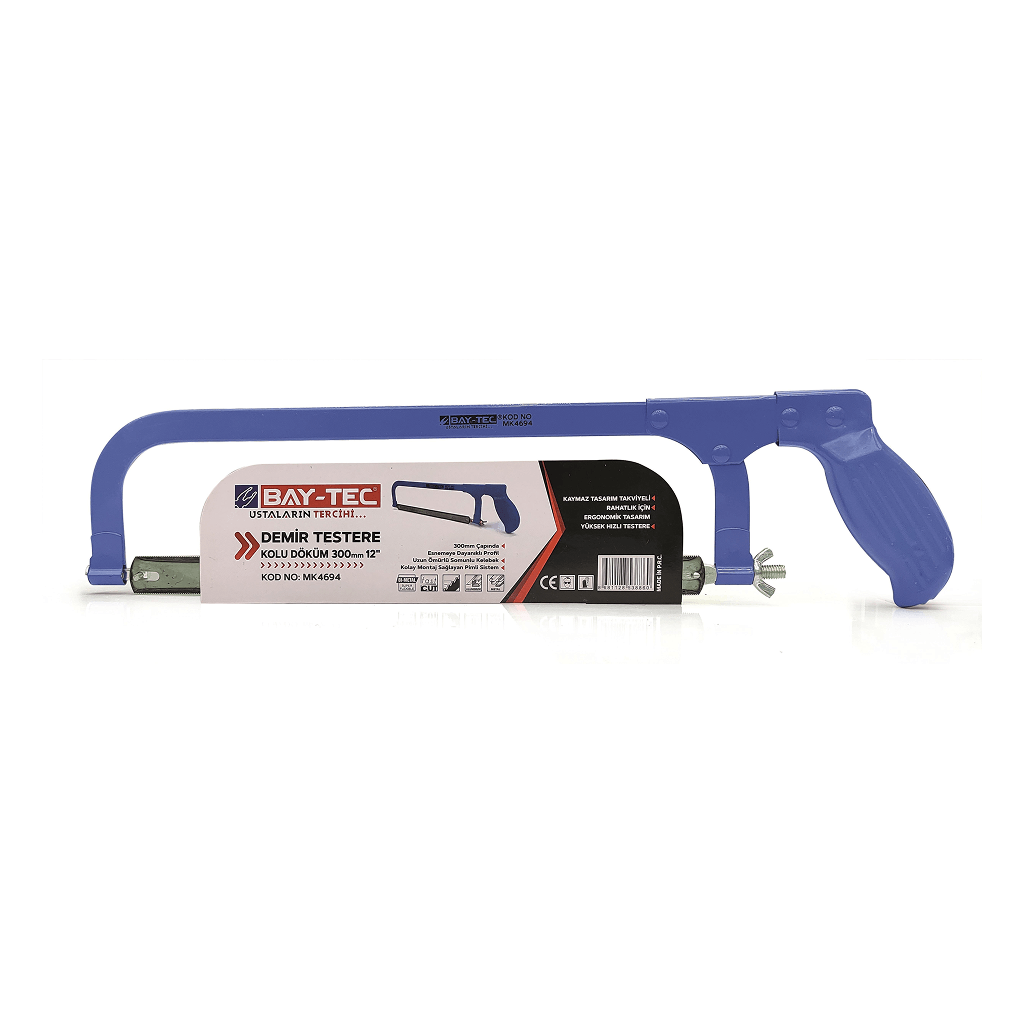 Bay-Tec Demir Testere 300 Mm Döküm Kol