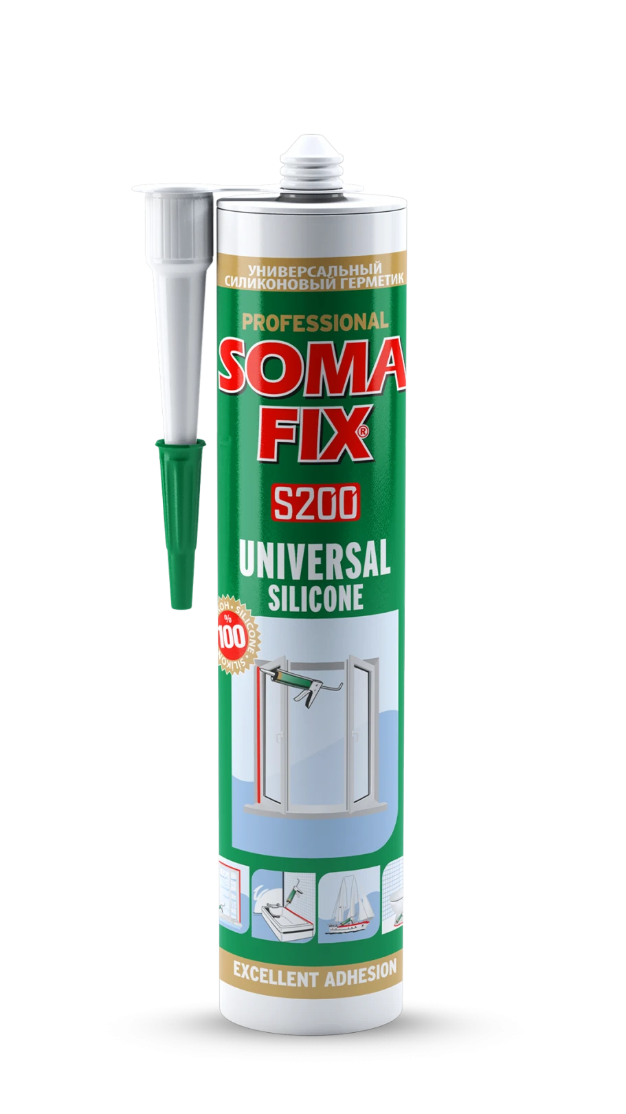 Somafix Şeffaf Silikon 280 ML