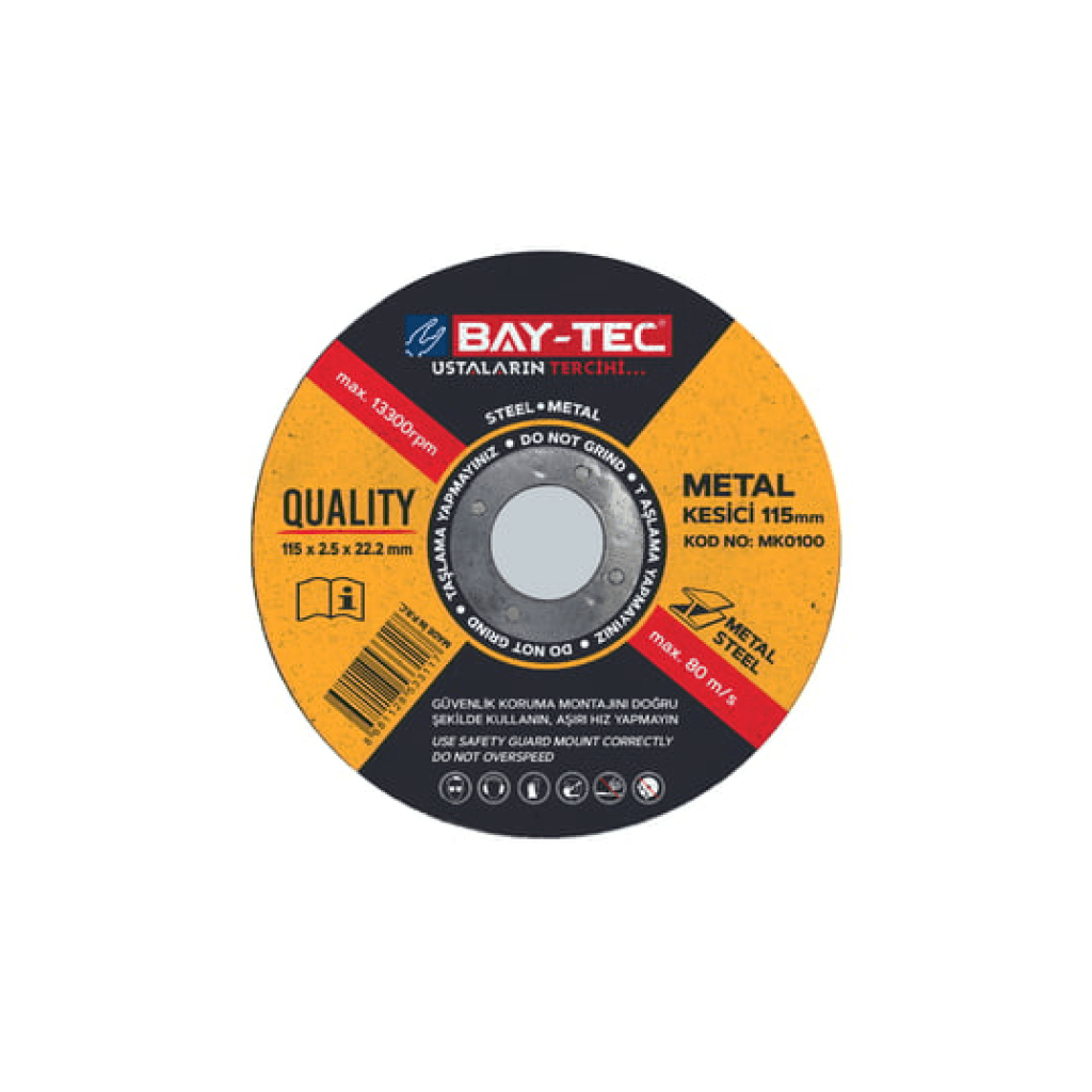 Bay-Tec Metal Kesici Disk 115x2.5x22 Mm 