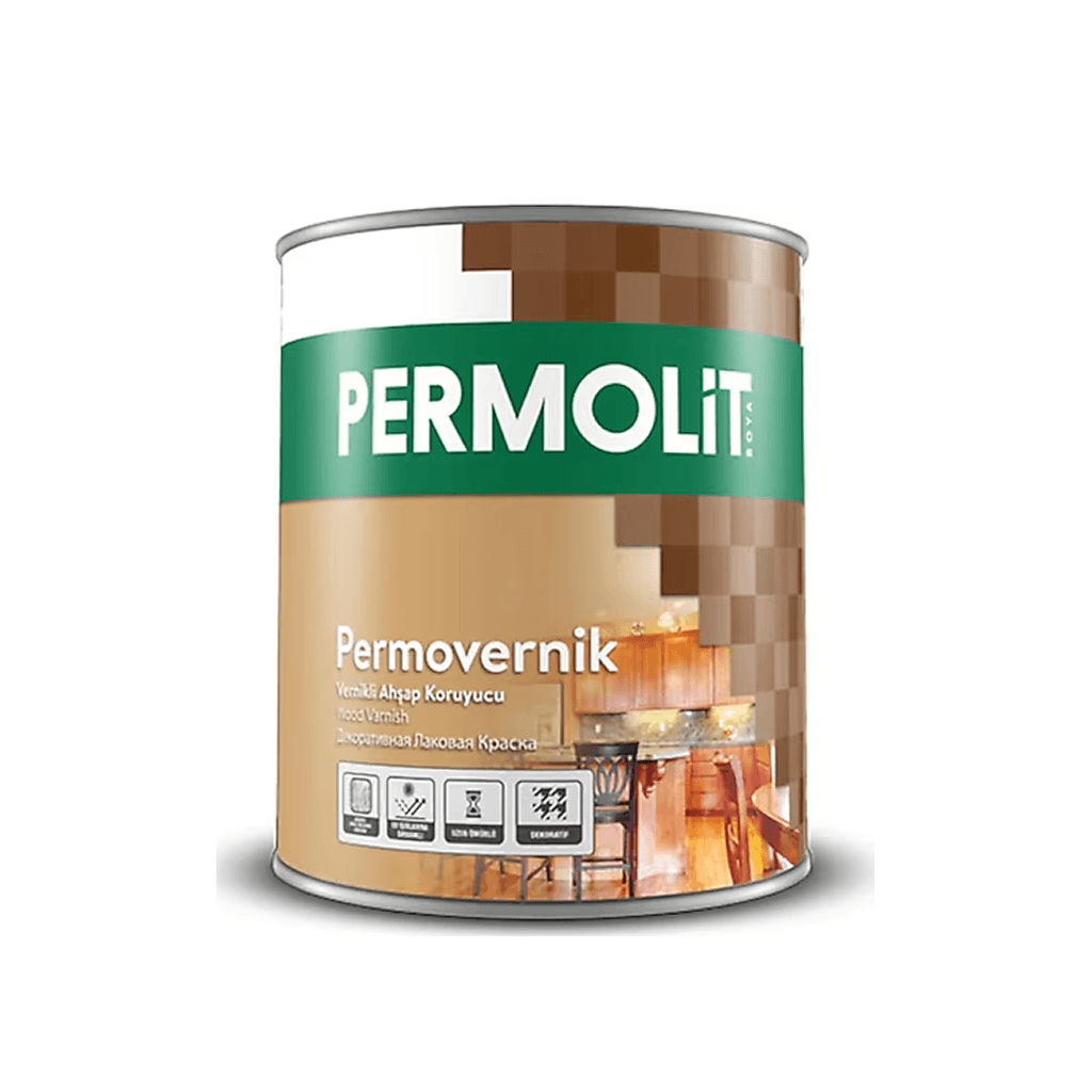 Permolit Permovernik Vernikli Ahşap Koruyucu - Ceviz