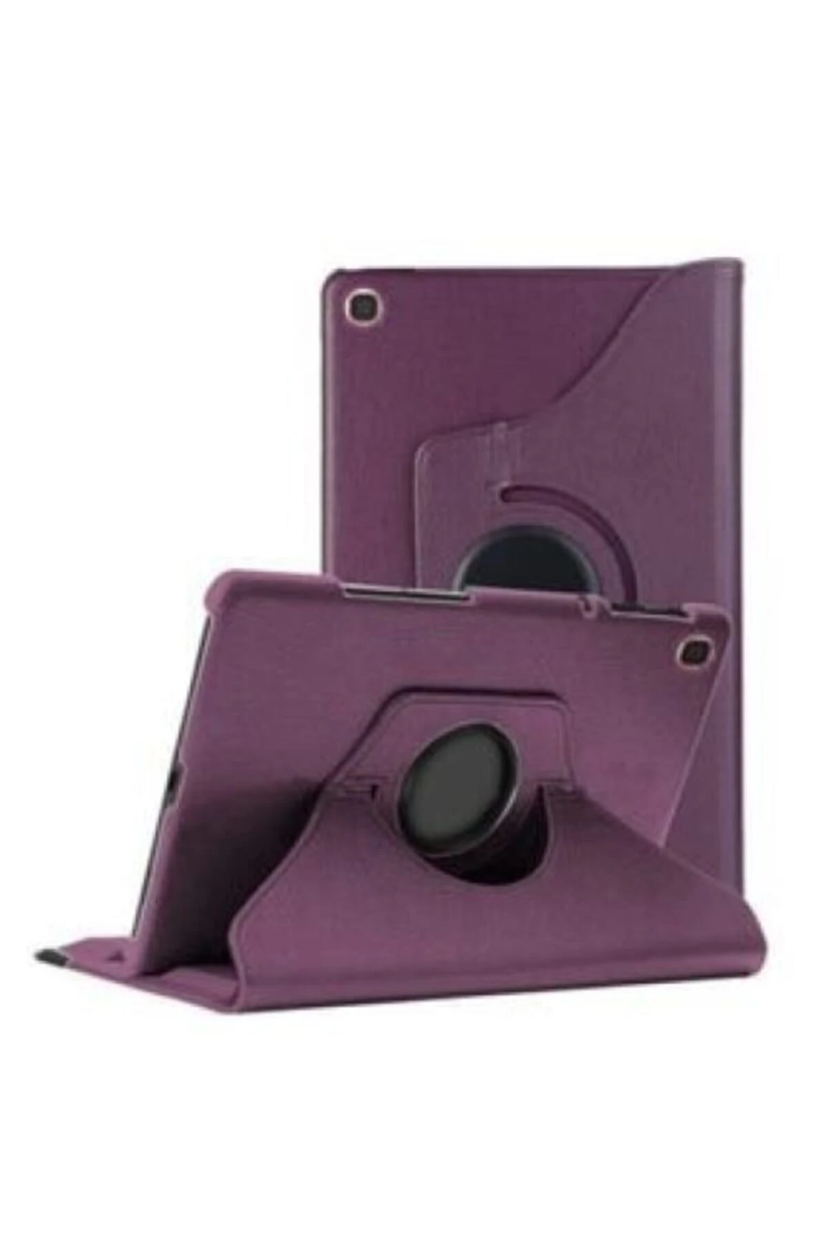 Samsung Galaxy Tab A7 10.4 Inç T500-t505 360° Dönebilen Standlı Tablet Kılıfı Mor