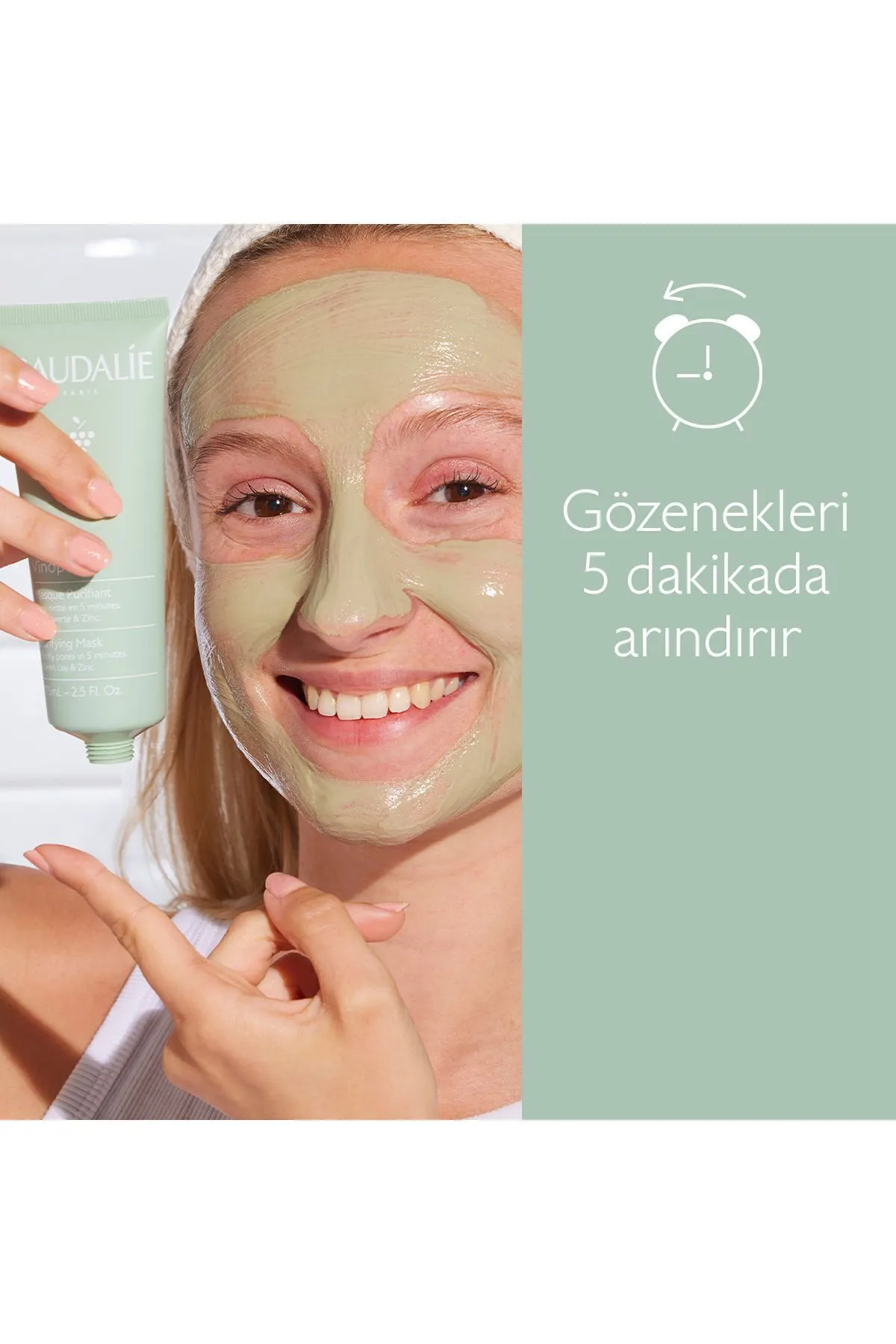 Caudalie Vinopure Hassas Kil Maskesi 75mL