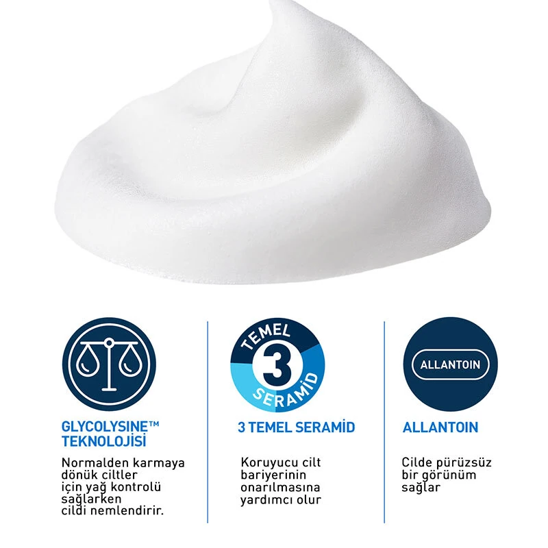 CeraVe Balancing Air Foam Yüz Temizleyici Köpük 148 Ml