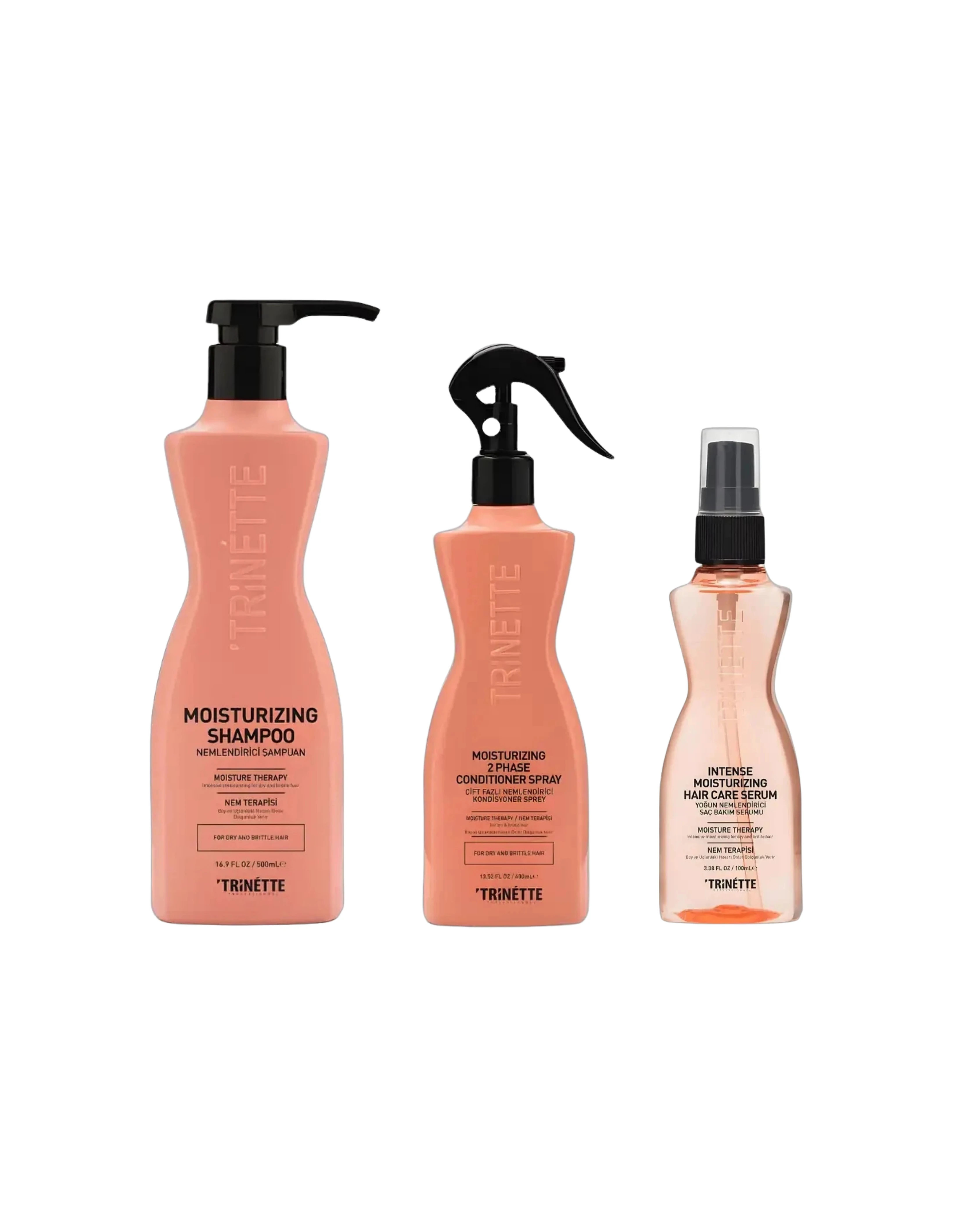 Trinette Professionnel Nemlendirici Saç Bakım Seti