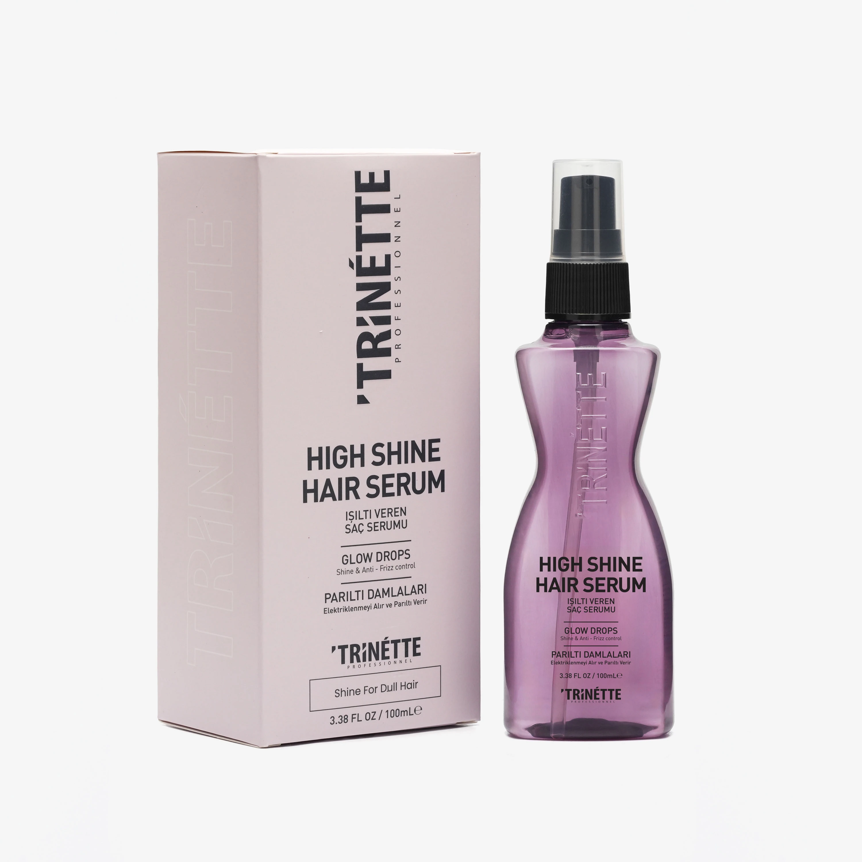 Trinette Professionnel Boyalı Saçlar için Şampuan - Işıltı Veren Saç Serumu Set