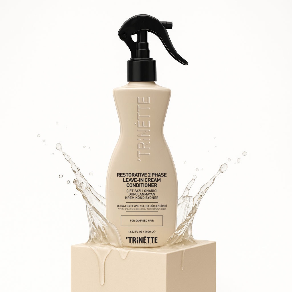 Trinette Professionnel Çift Fazlı Onarıcı Durulanmayan Krem Kondisyoner 400ML