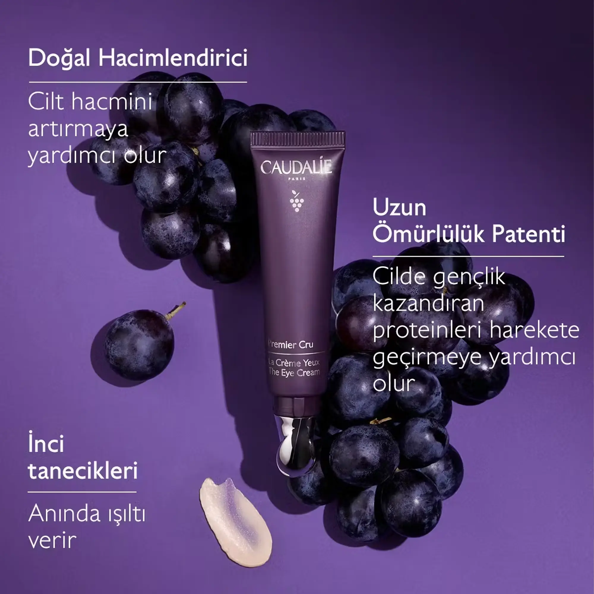 Caudalie Premier Cru Kapsamlı Yaşlanma Karşıtı Göz Bakım Kremi 15 ml