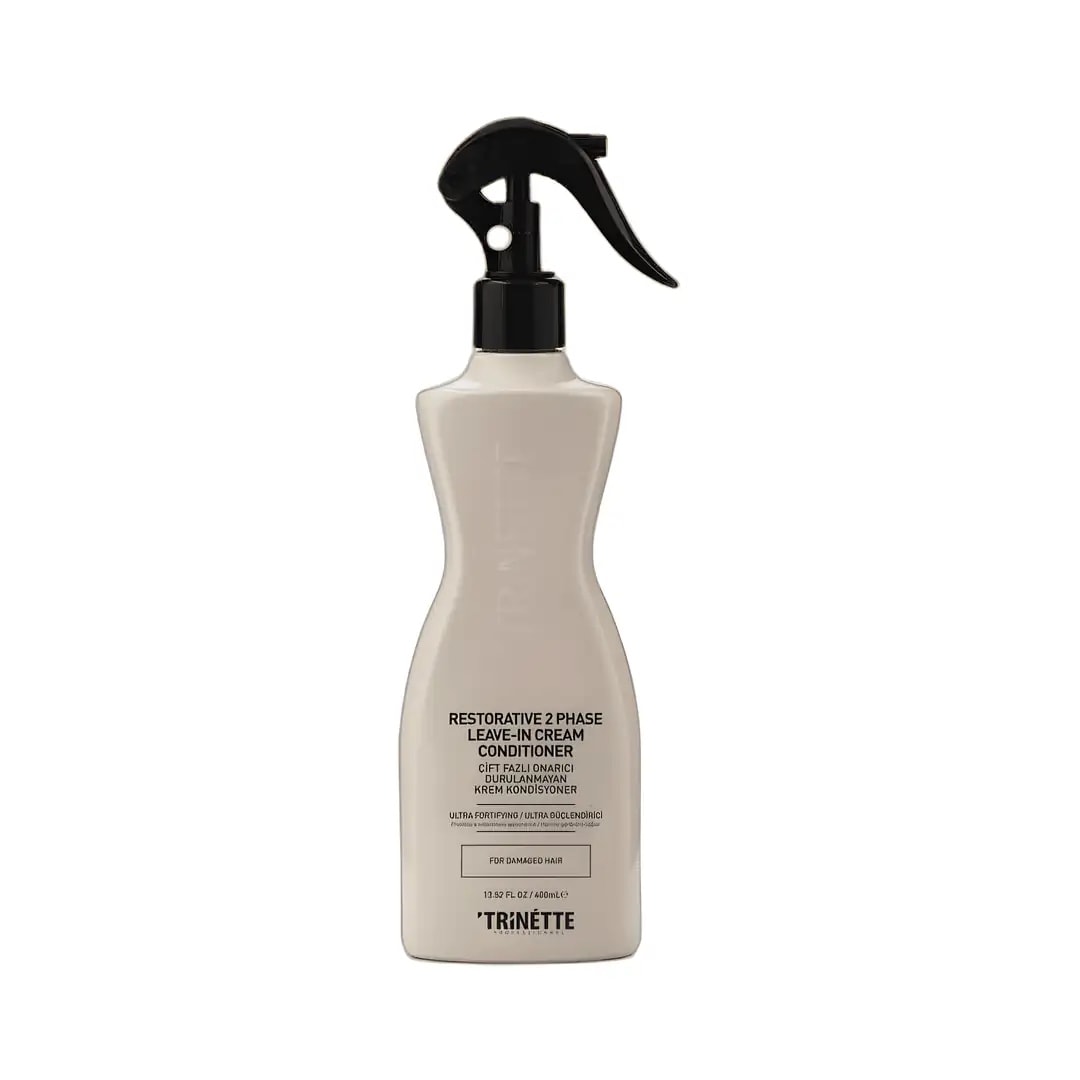 Trinette Professionnel Çift Fazlı Onarıcı Durulanmayan Krem Kondisyoner 400ML