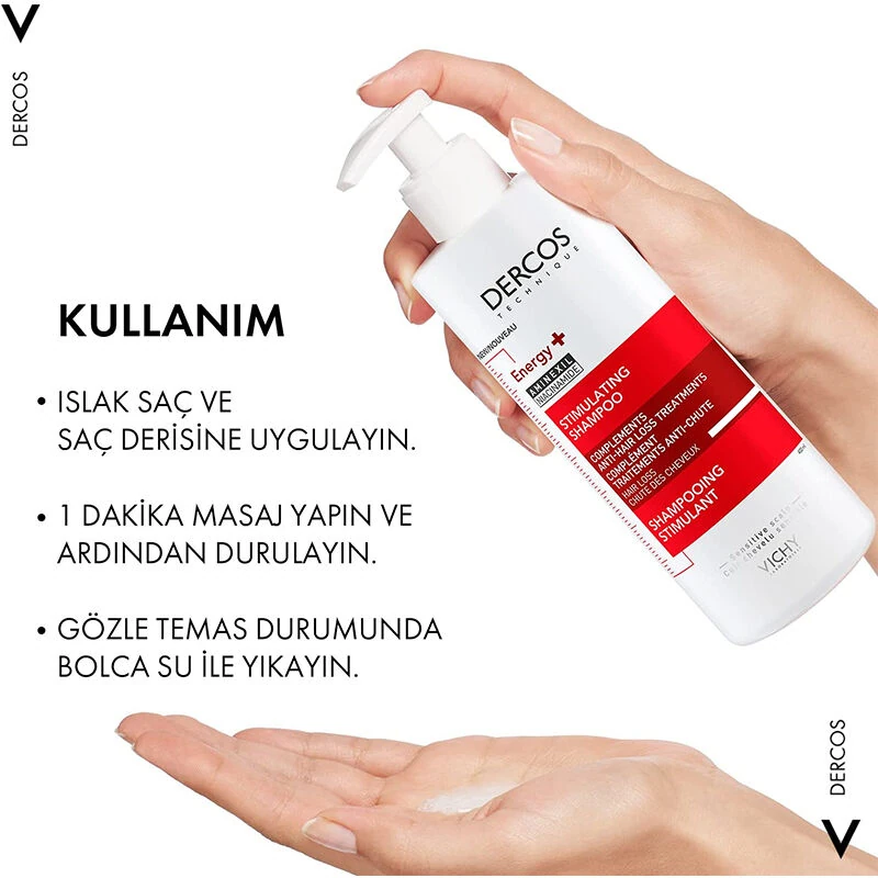 Vichy Dercos Saç Dökülmesine Karşı Şampuan 400ml