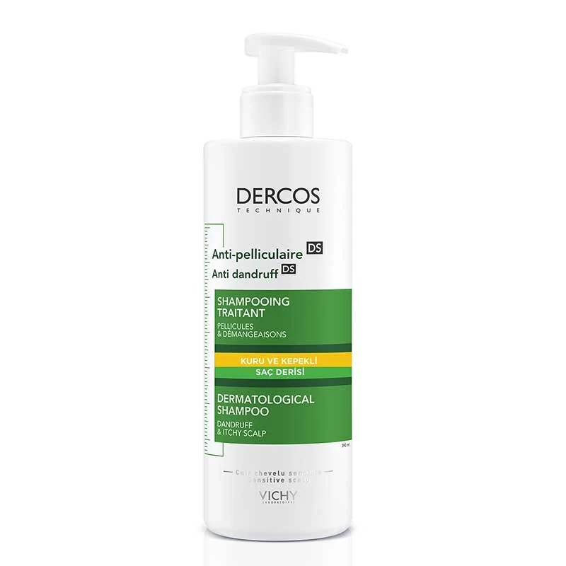 Vichy Dercos Anti-Dandruff Şampuan Kuru Saçlar için Kepek Karşıtı 390 ml