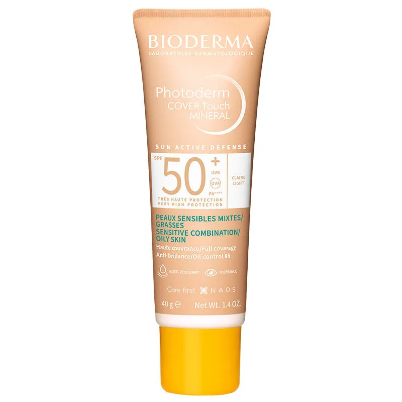 Bioderma Photoderm Cover Touch Mineral SPF 50 40Gr - Light