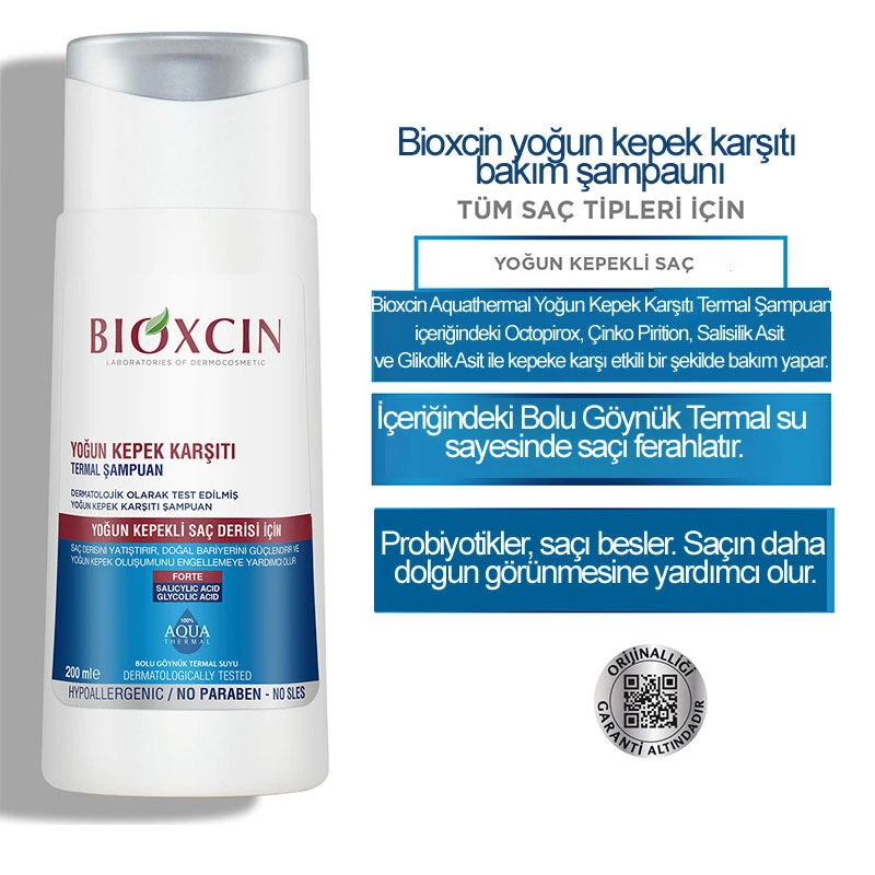 Bioxcin Aqua Thermal Yoğun Kepek Karşıtı Şampuan 200mL