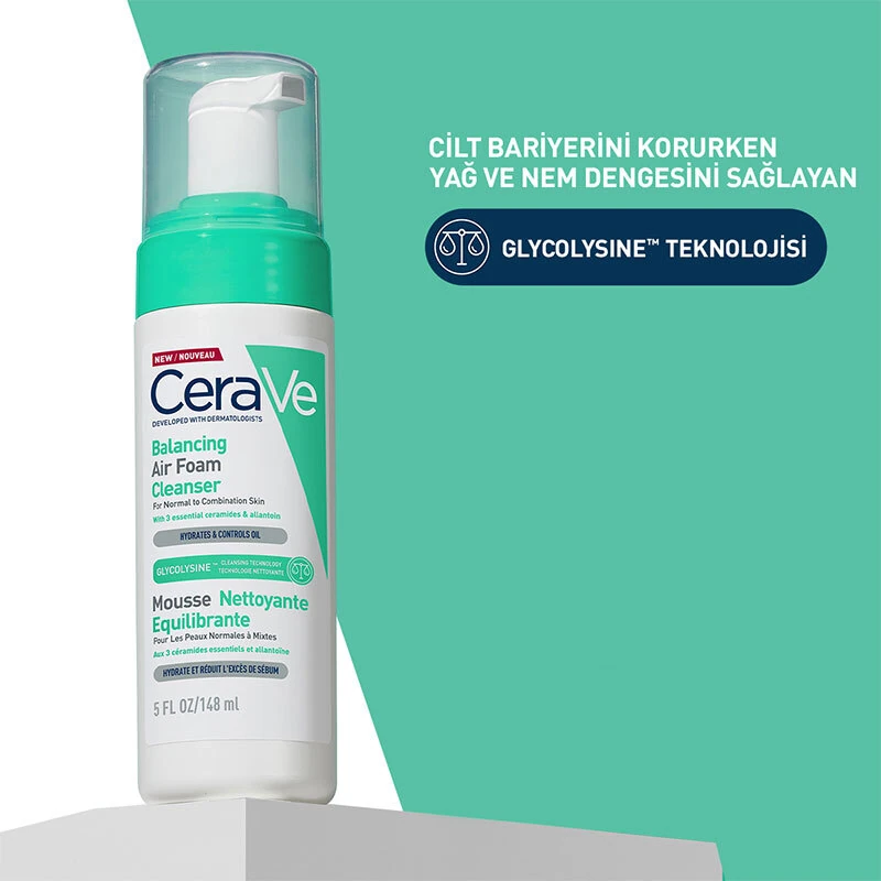 CeraVe Balancing Air Foam Yüz Temizleyici Köpük 148 Ml