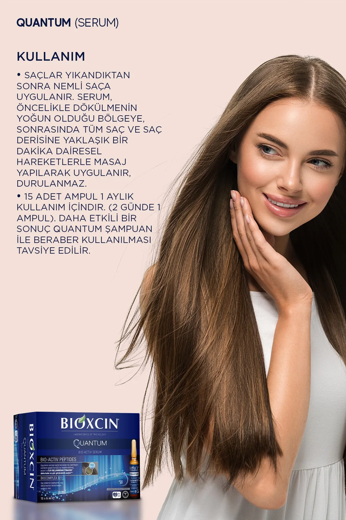 Bioxcin Quantum Saç Güçlendirici Serum 15 x 6 mL