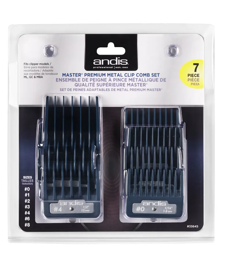 Andis Master® Premium Metal Clip Tarak Set