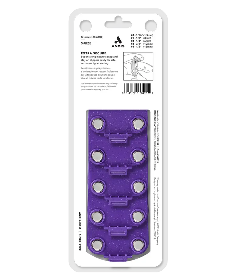 Andis Master® 5'li Dual Manyetik Tarak Seti