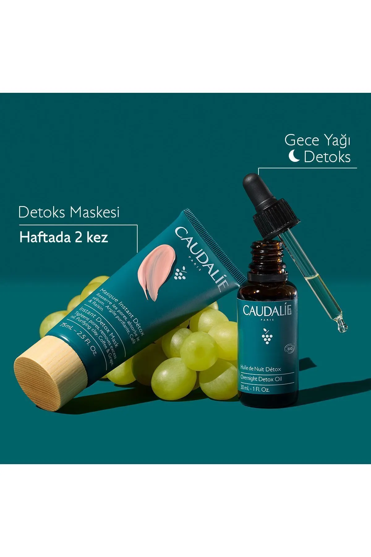 Caudalie Vinergetic C+ Detox Etkili Gece Bakım Yağı 30mL