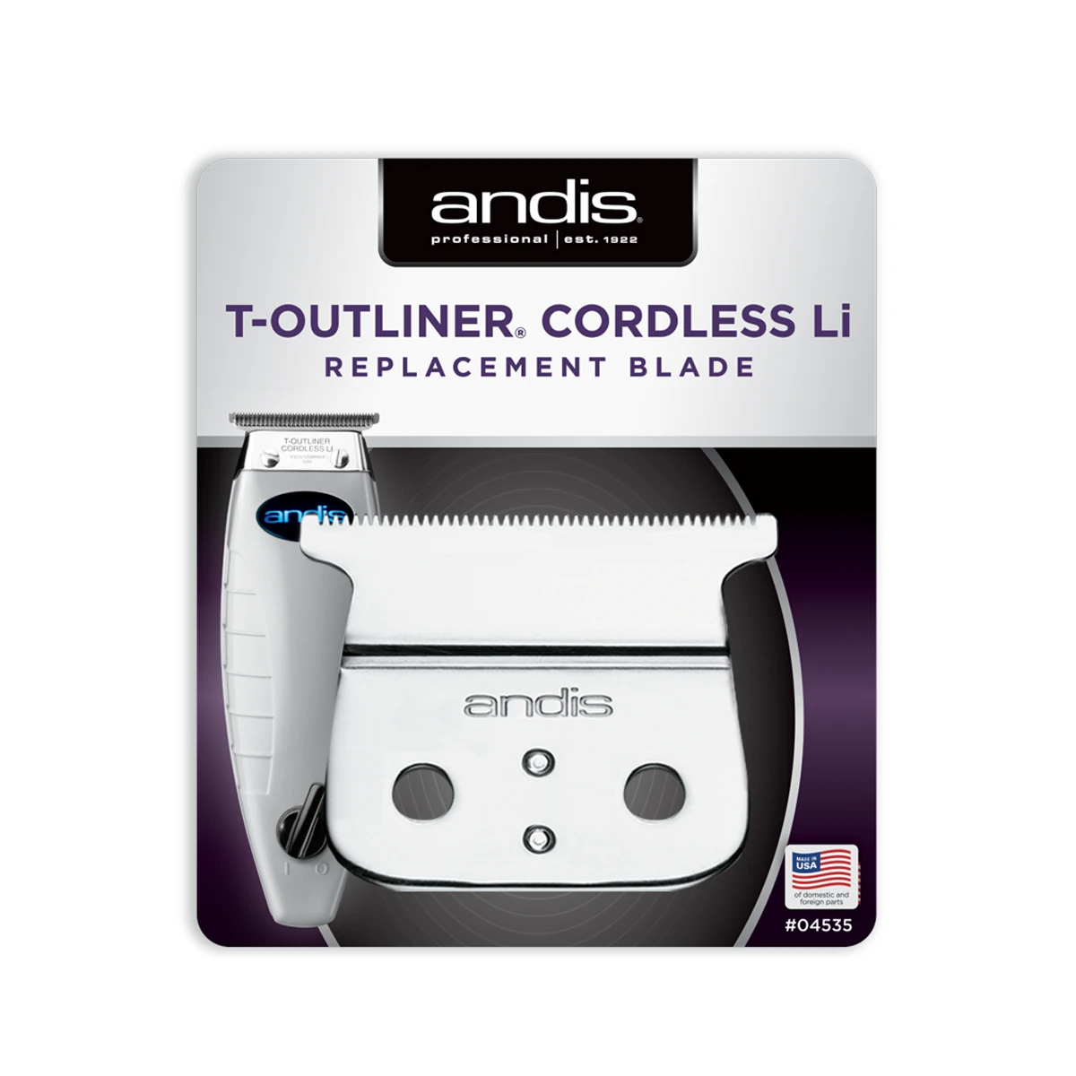 Andis T-Outliner® Li Cordless Yedek İnce T-Bıçak ( Karbon Çelik) 
