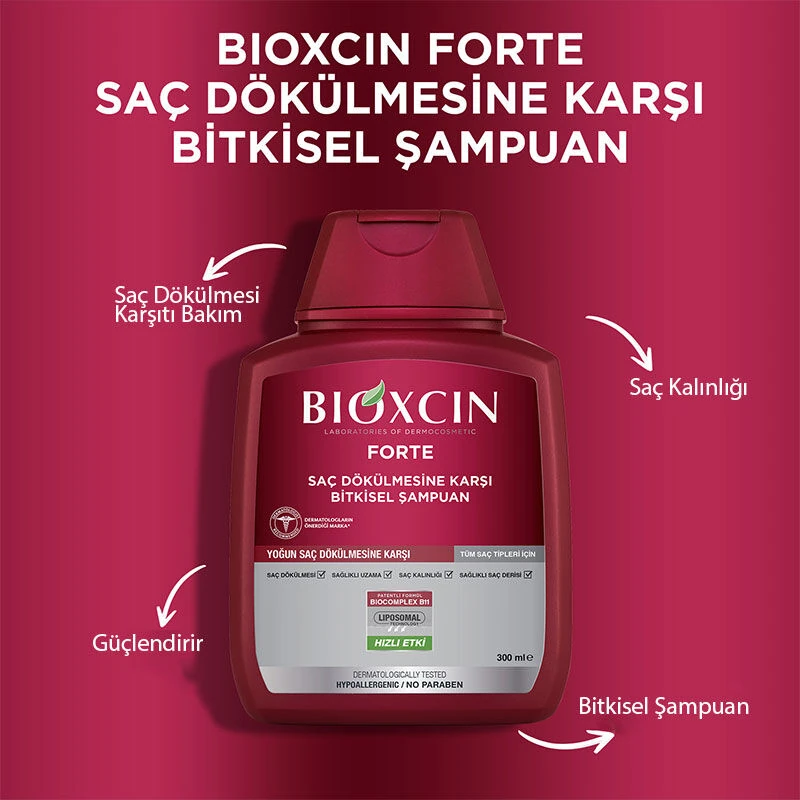 Bioxcin Forte Bitkisel Şampuan 300 ml