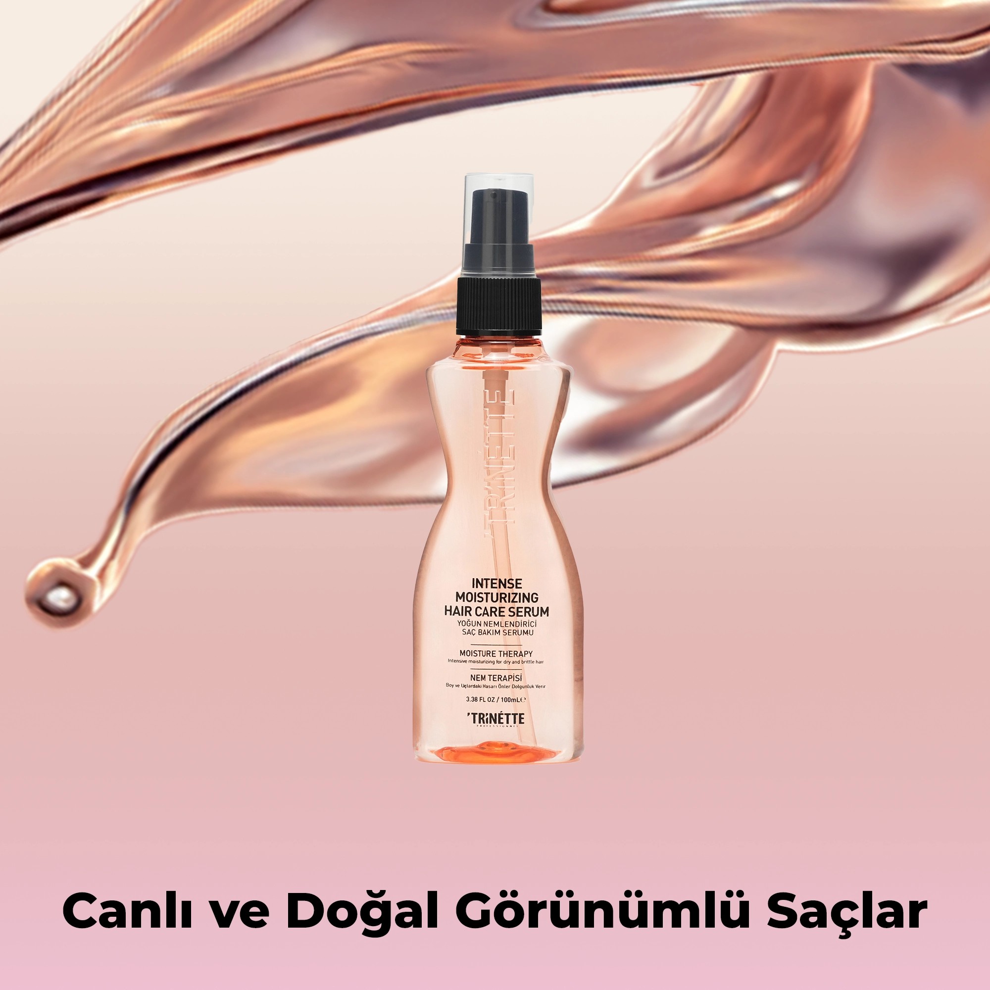 Trinette Professionnel Yoğun Nemlendirici Saç Bakım Serumu 100ML