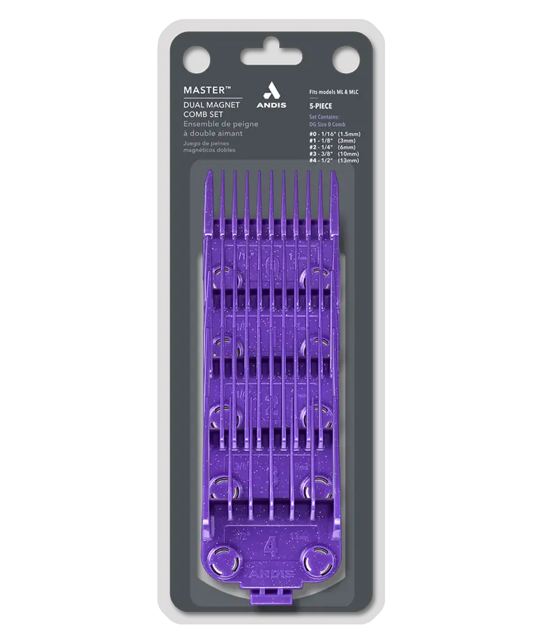 Andis Master® 5'li Dual Manyetik Tarak Seti