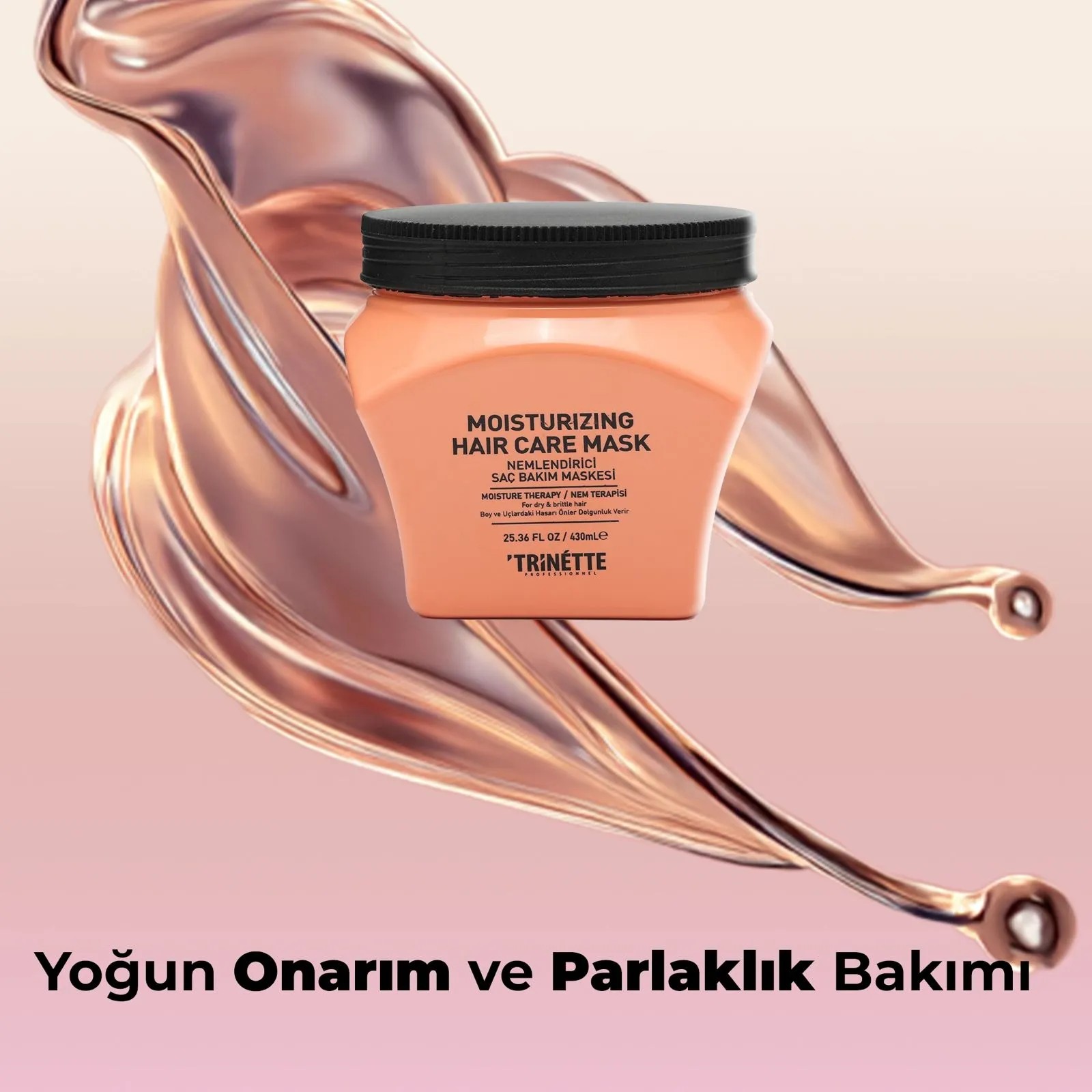 Trinette Professionnel Nemlendirici Saç Bakım Maskesi 430ML