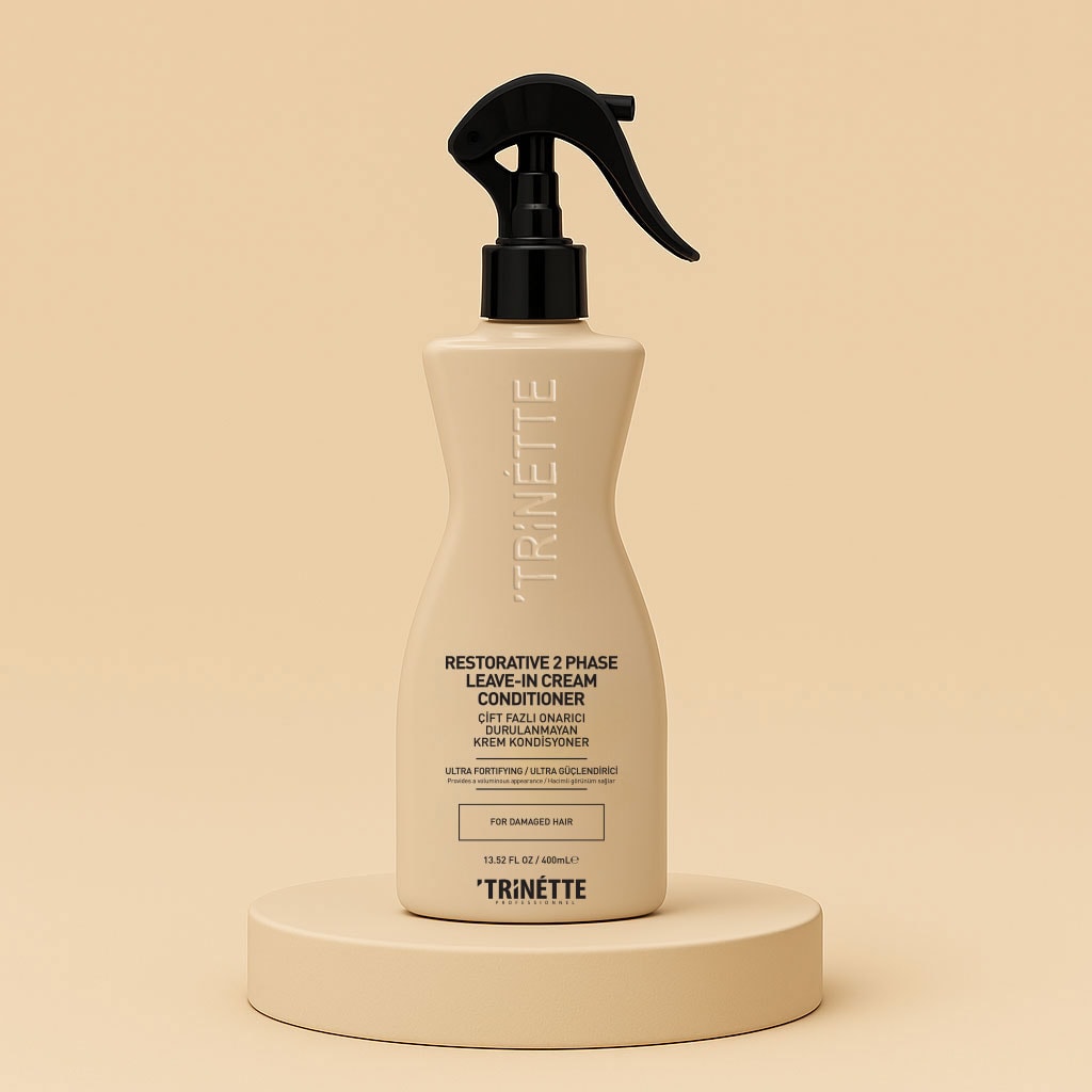 Trinette Professionnel Çift Fazlı Onarıcı Durulanmayan Krem Kondisyoner 400ML