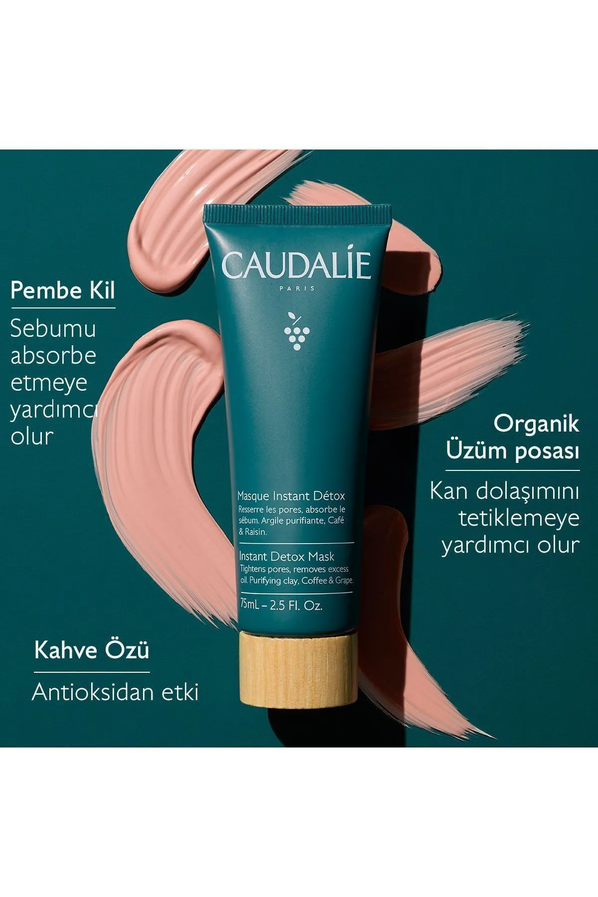Caudalie Vinoclean Detoks Maske 