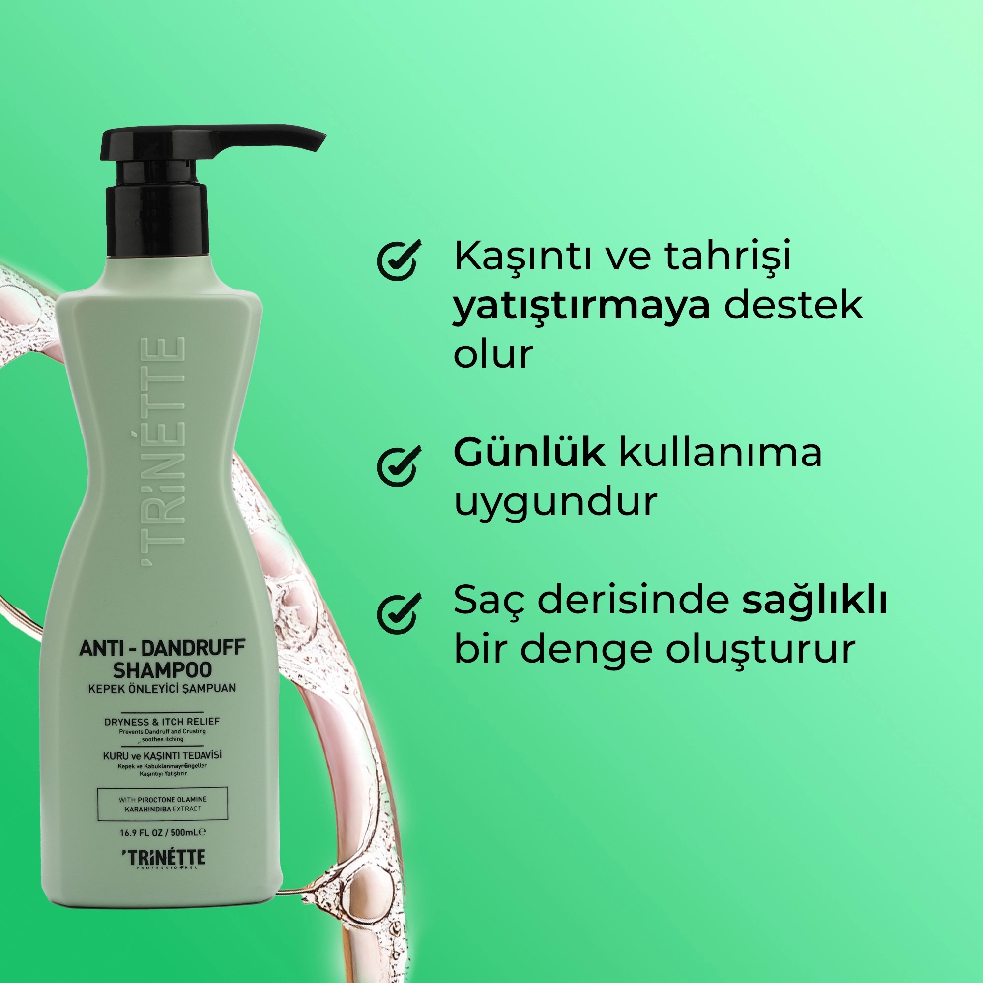 Trinette Professionnel Kepek Önleyici Şampuan 500ML