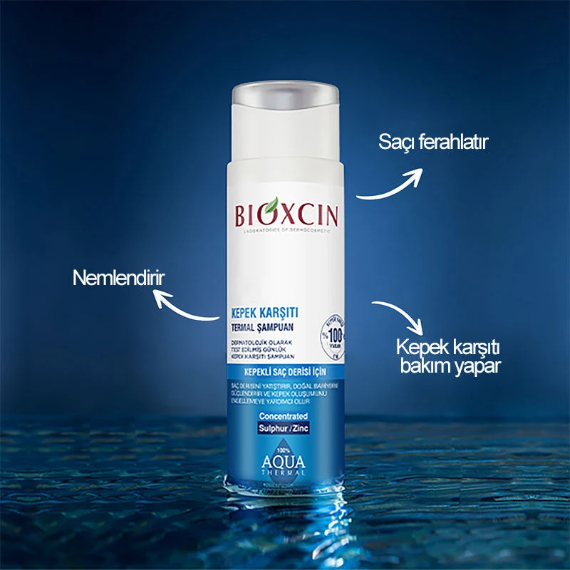 Bioxcin Aqua Thermal Kepek Karşıtı Bakım Şampuanı 300mL
