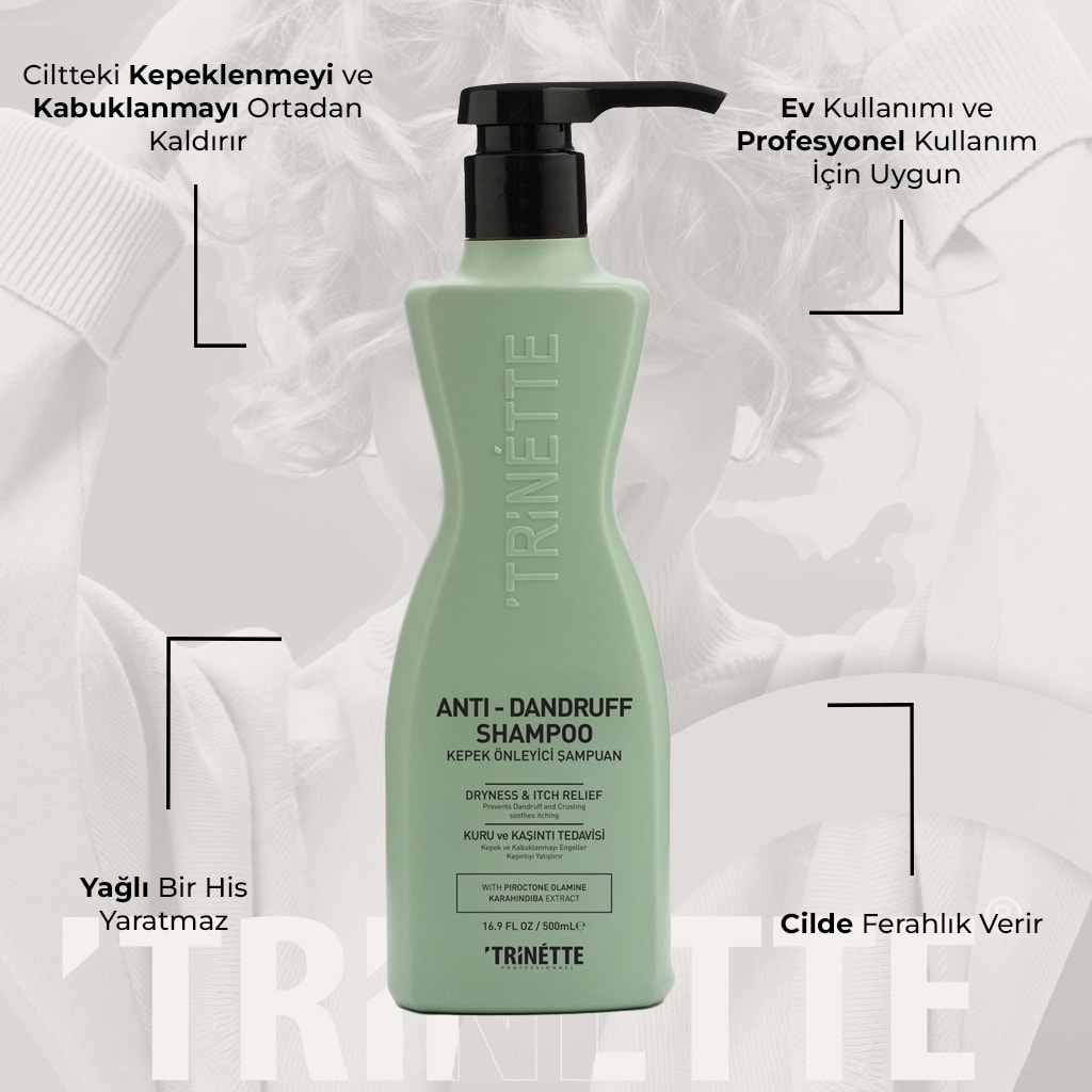 Trinette Professionnel Kepek Önleyici Şampuan 500ML