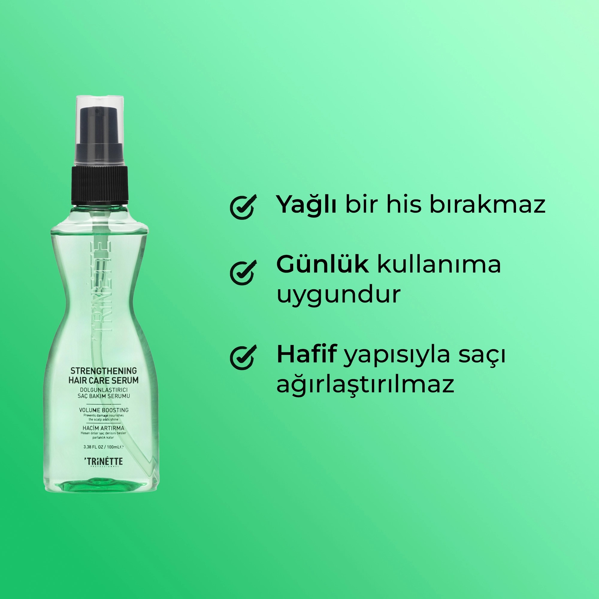 Trinette Professionnel Dolgunlaştırıcı Saç Bakım Serumu 100ML