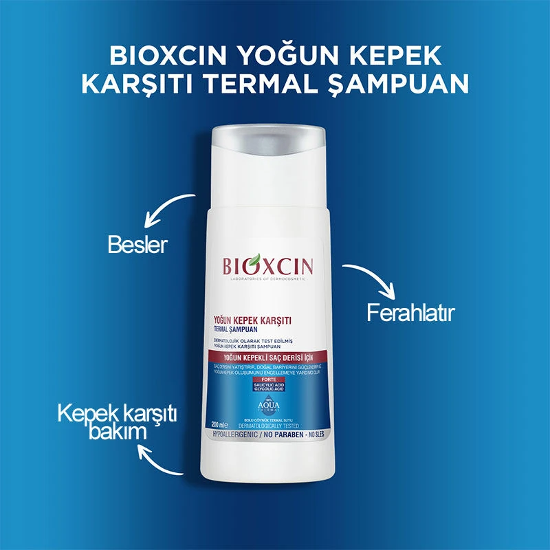 Bioxcin Aqua Thermal Yoğun Kepek Karşıtı Şampuan 200mL