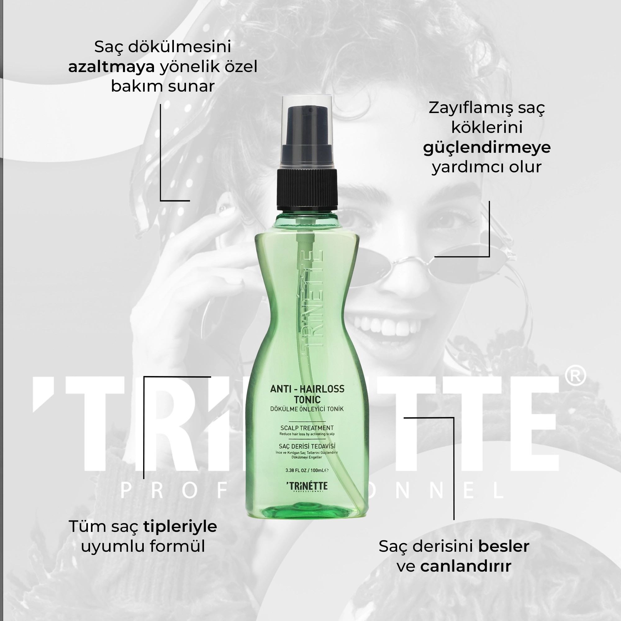 Trinette Professionnel Dökülme Önleyici Tonik 100ML