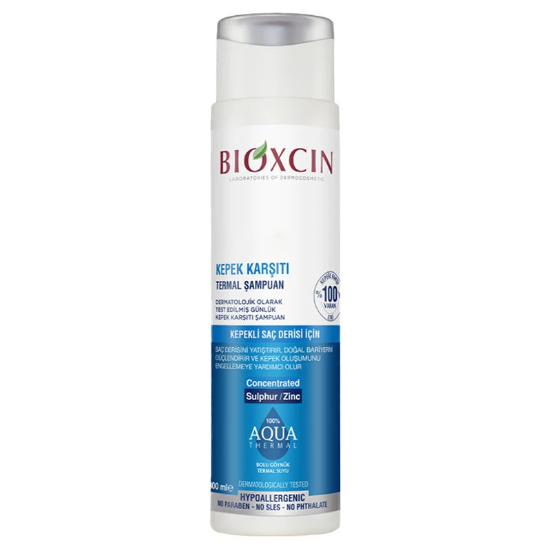 Bioxcin Aqua Thermal Kepek Karşıtı Bakım Şampuanı 300mL