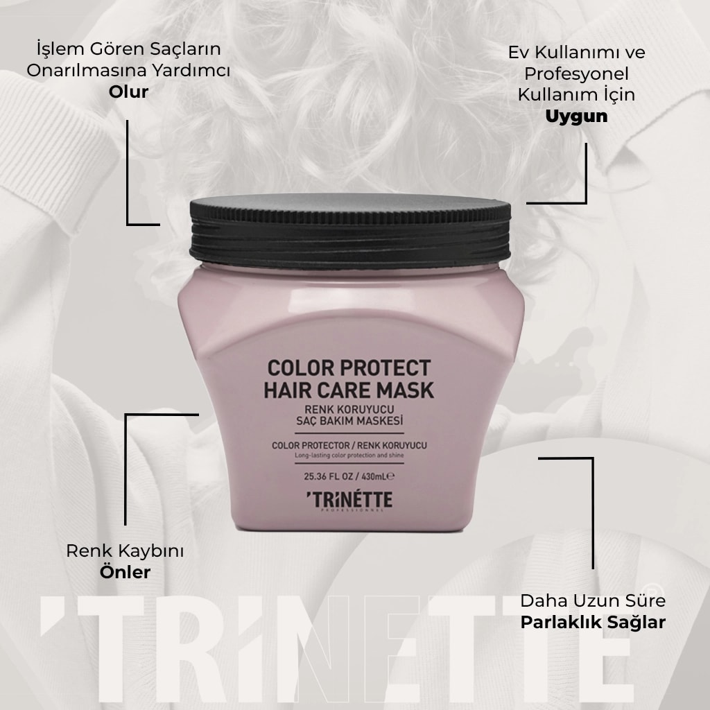 Trinette Professionnel Renk Koruyucu Saç Bakım Maskesi 430ML