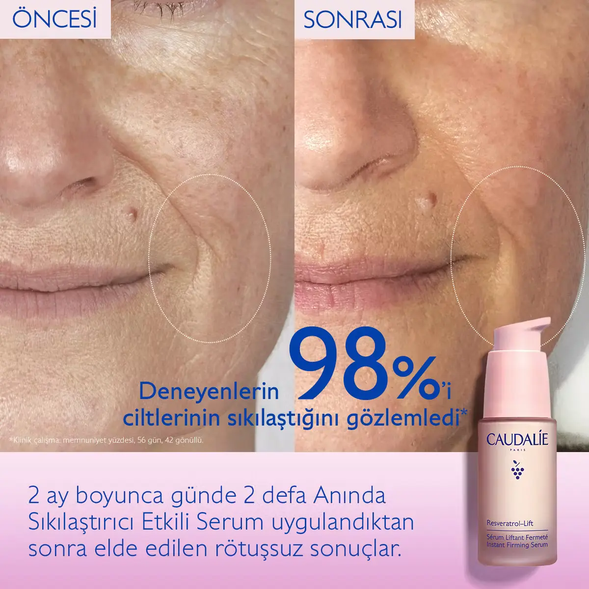 Caudalie Resveratrol Lift Anında Sıkılaştırıcı Etkili Serum 30mL