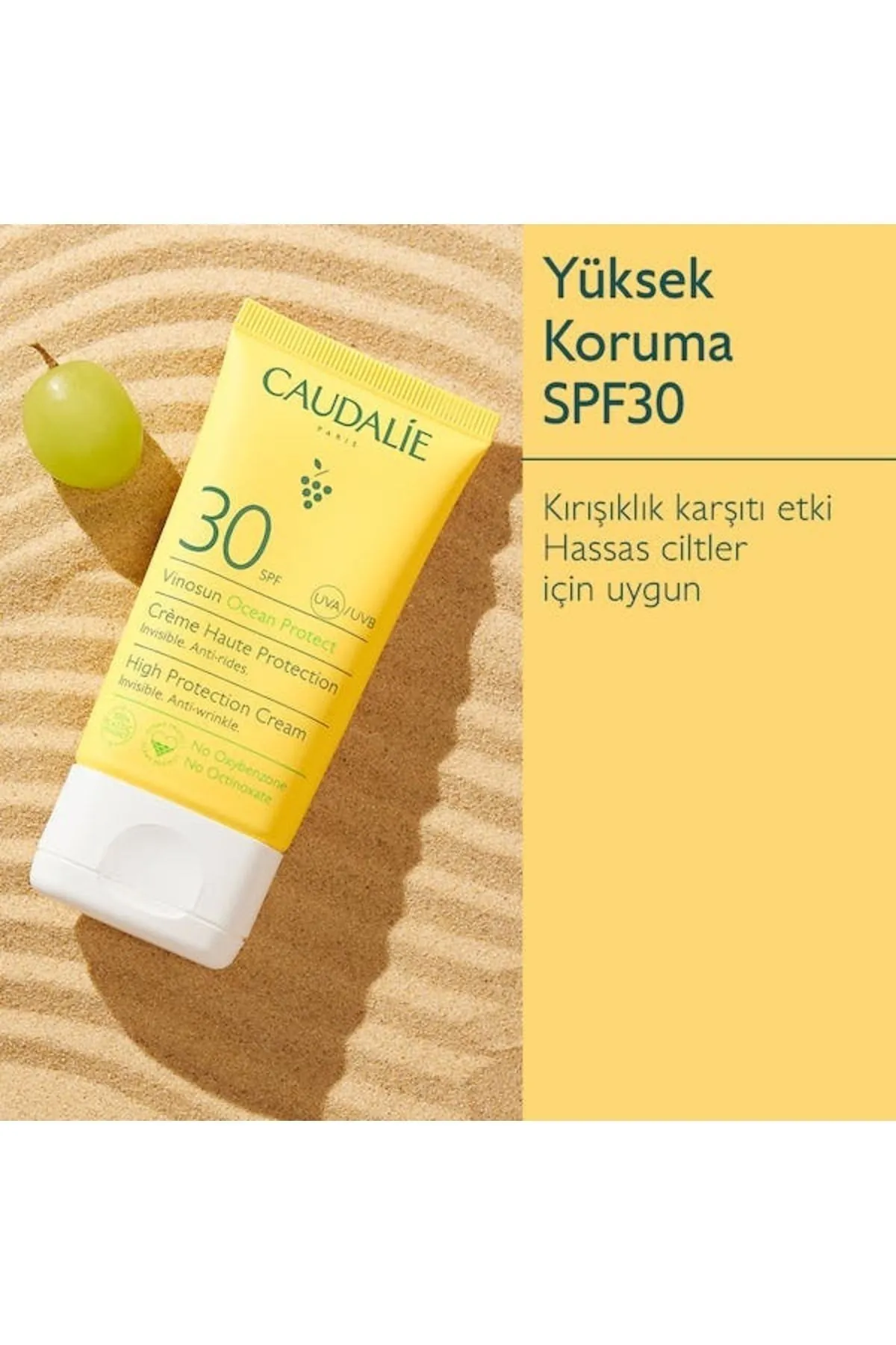 Caudalie Vinosun High Protection Kırışıklık Karşıtı SPF30 Güneş Kremi 50 ml