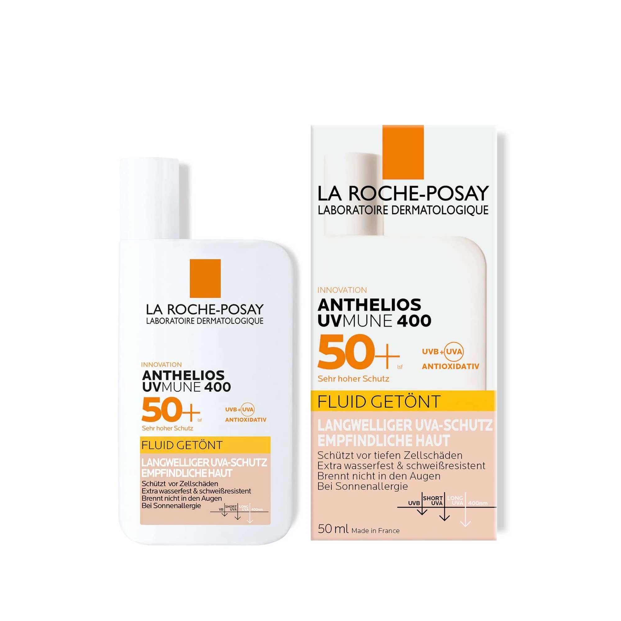 La Roche Posay Anthelios UVmune 400 Fluid Tinted SPF50+ Güneş Kremi Renkli 50 ml