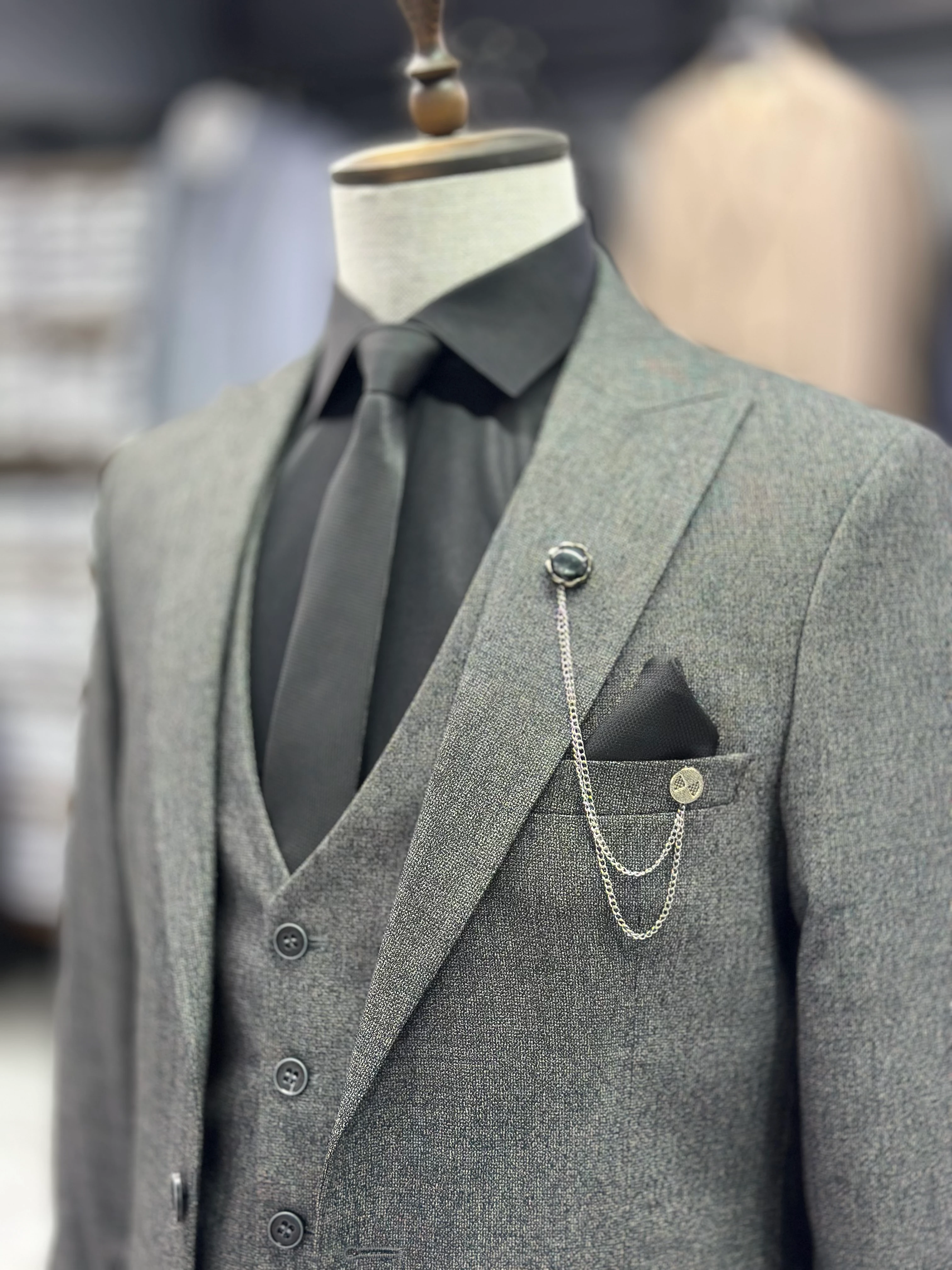 Desenli Yeleki Takım Elbise PI297AS