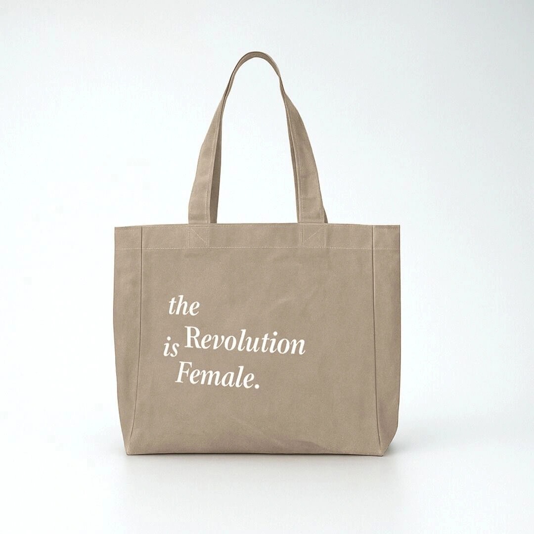 Revolution Tote - Mumlu Kanvas Çanta