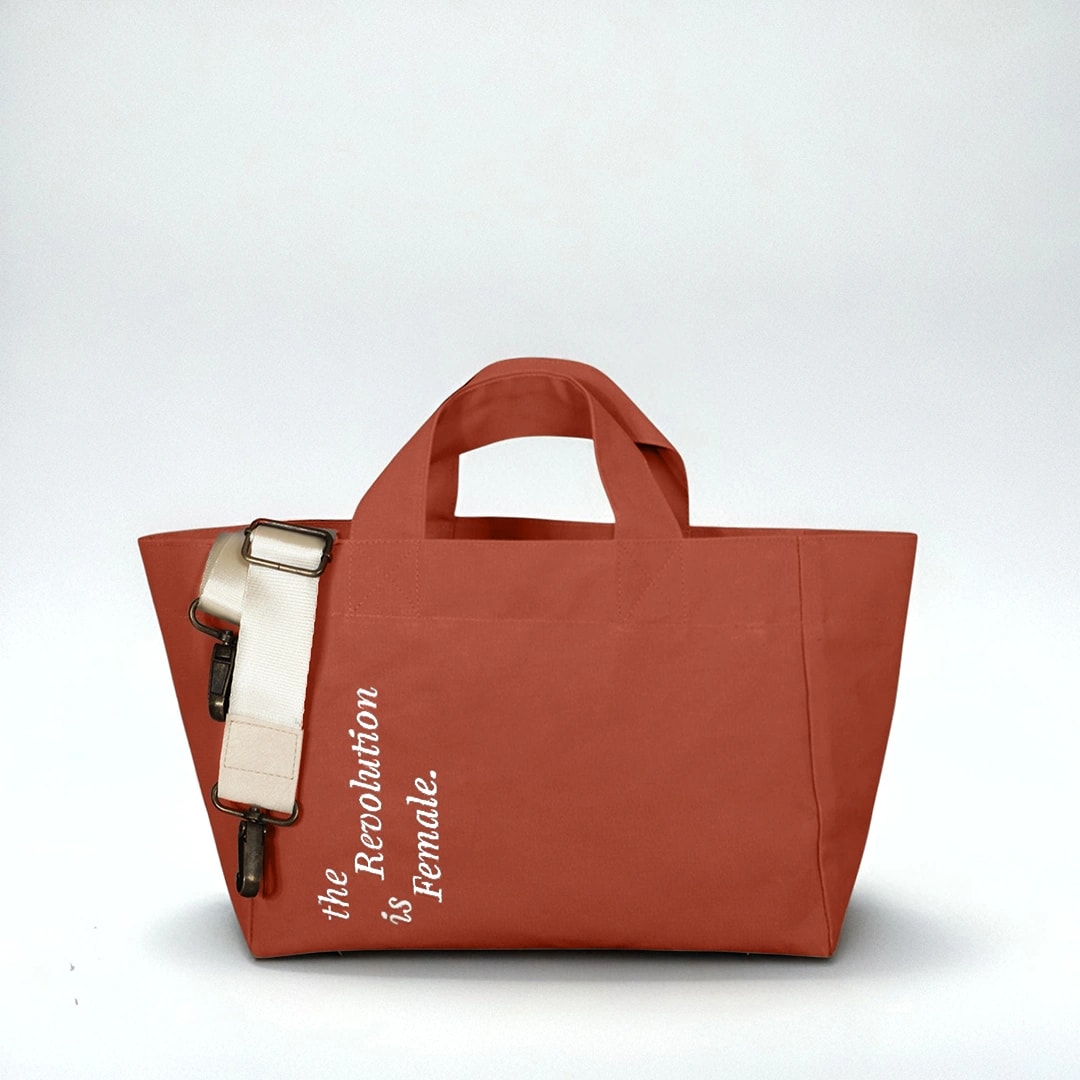 Revolution Mini Tote - Mumlu Kanvas Çanta